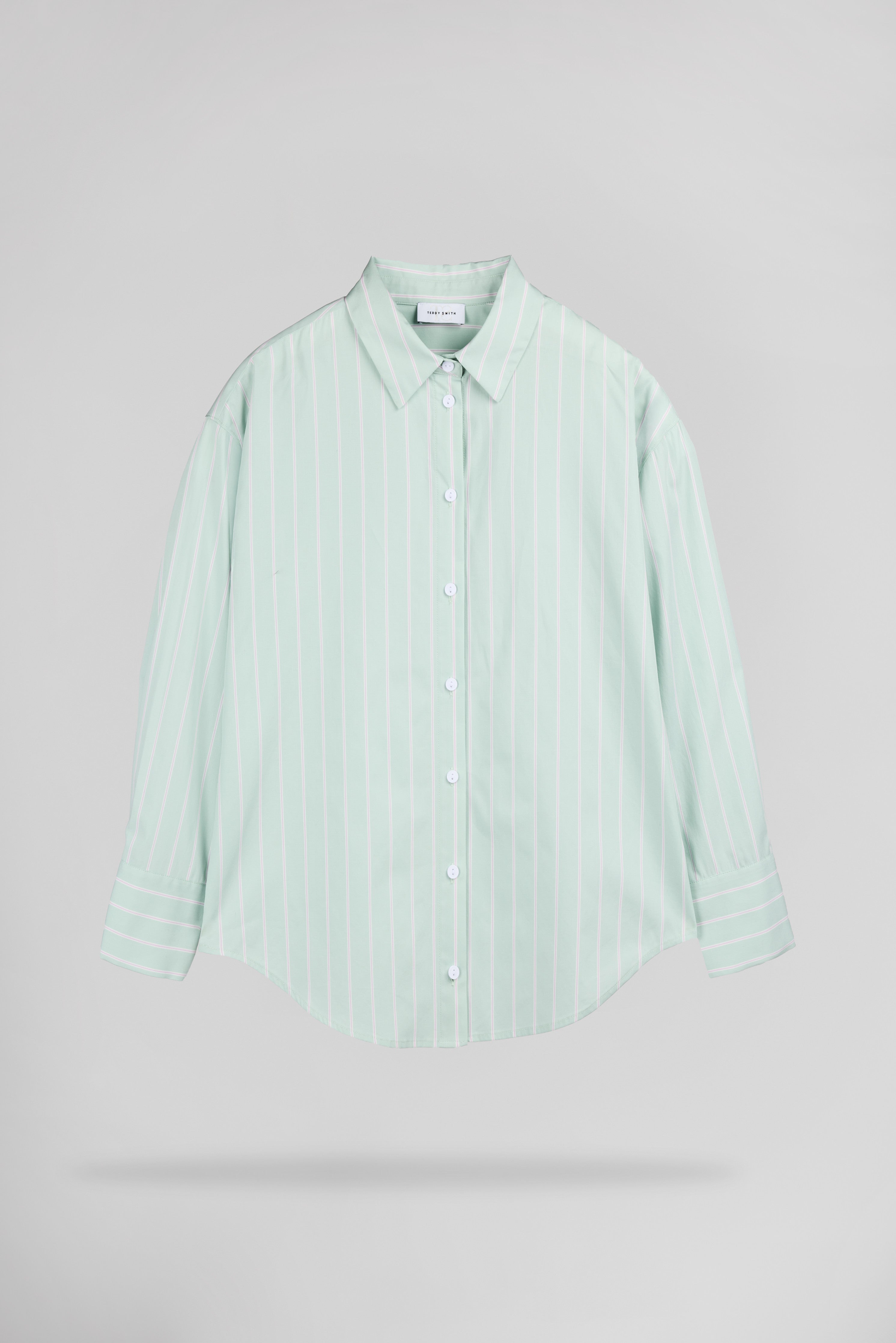 Teddy Smith C-Charlina chemise femme stone mint rayée
