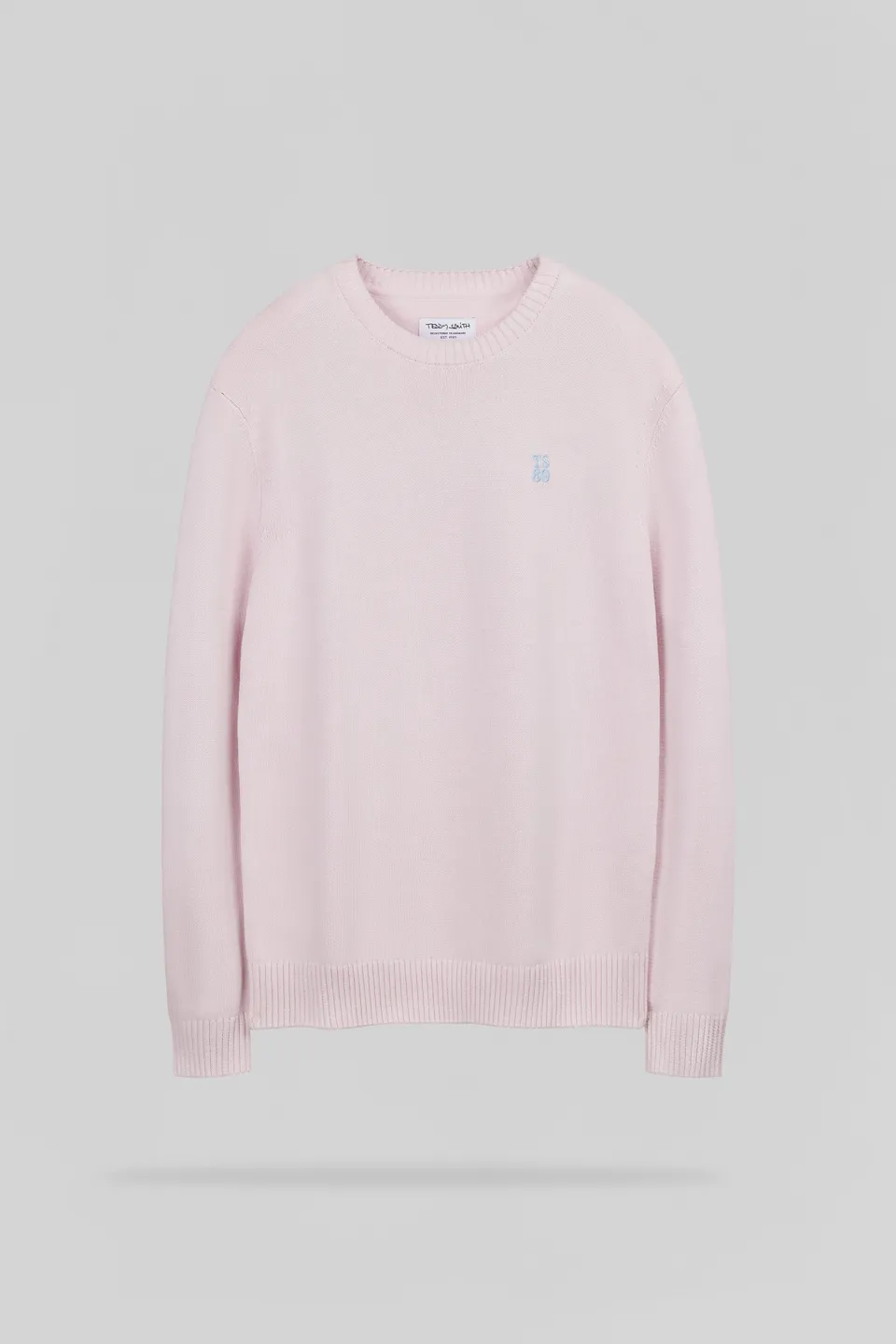 Teddy Smith P-Jimmy JR pull rose coton garçon
