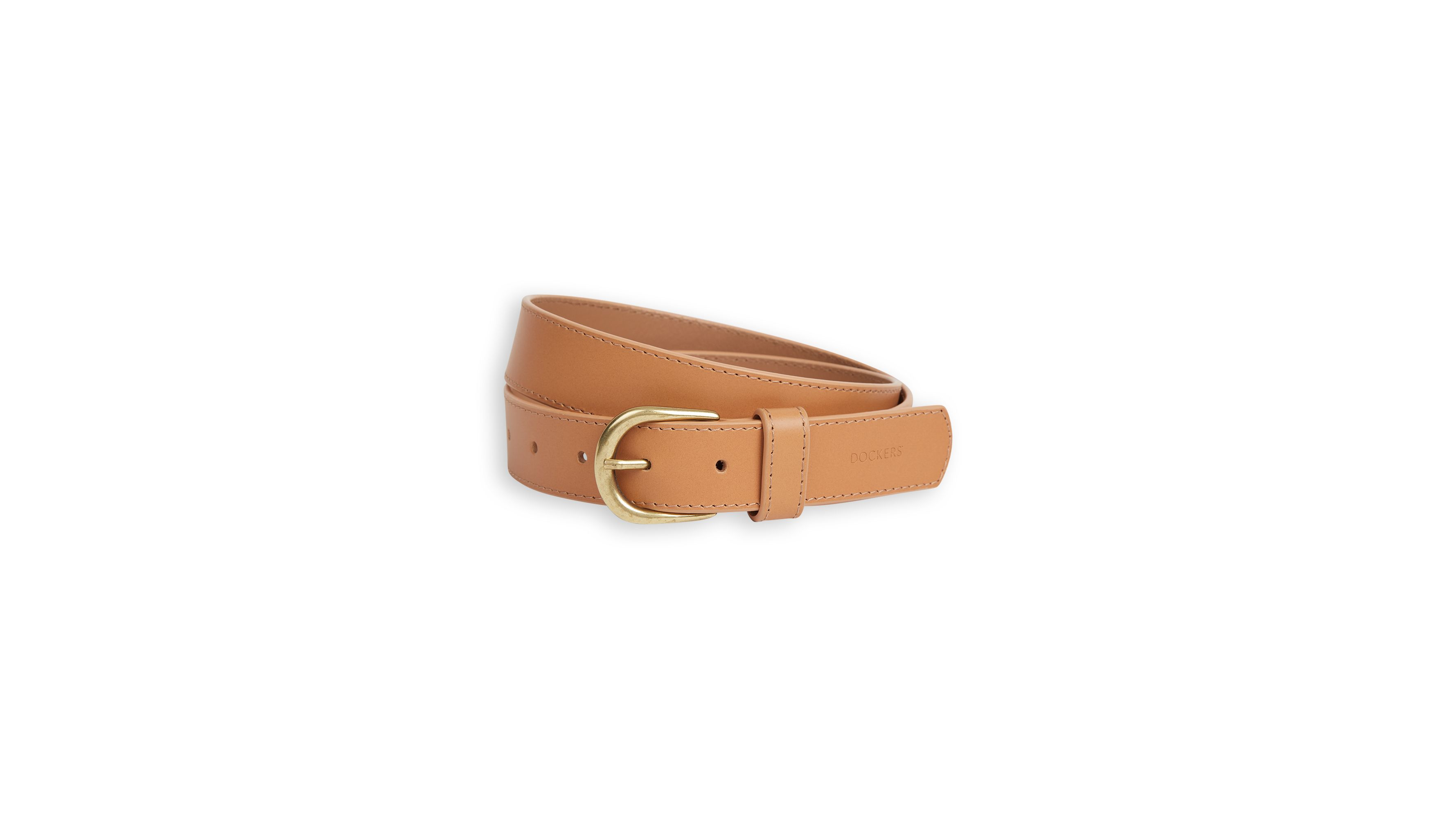 Dockers Refined Classic Ceinture Femme Marron Cuir