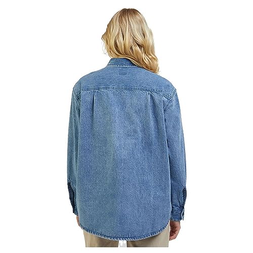 Lee Popover Blues t-shirt femme zippé M