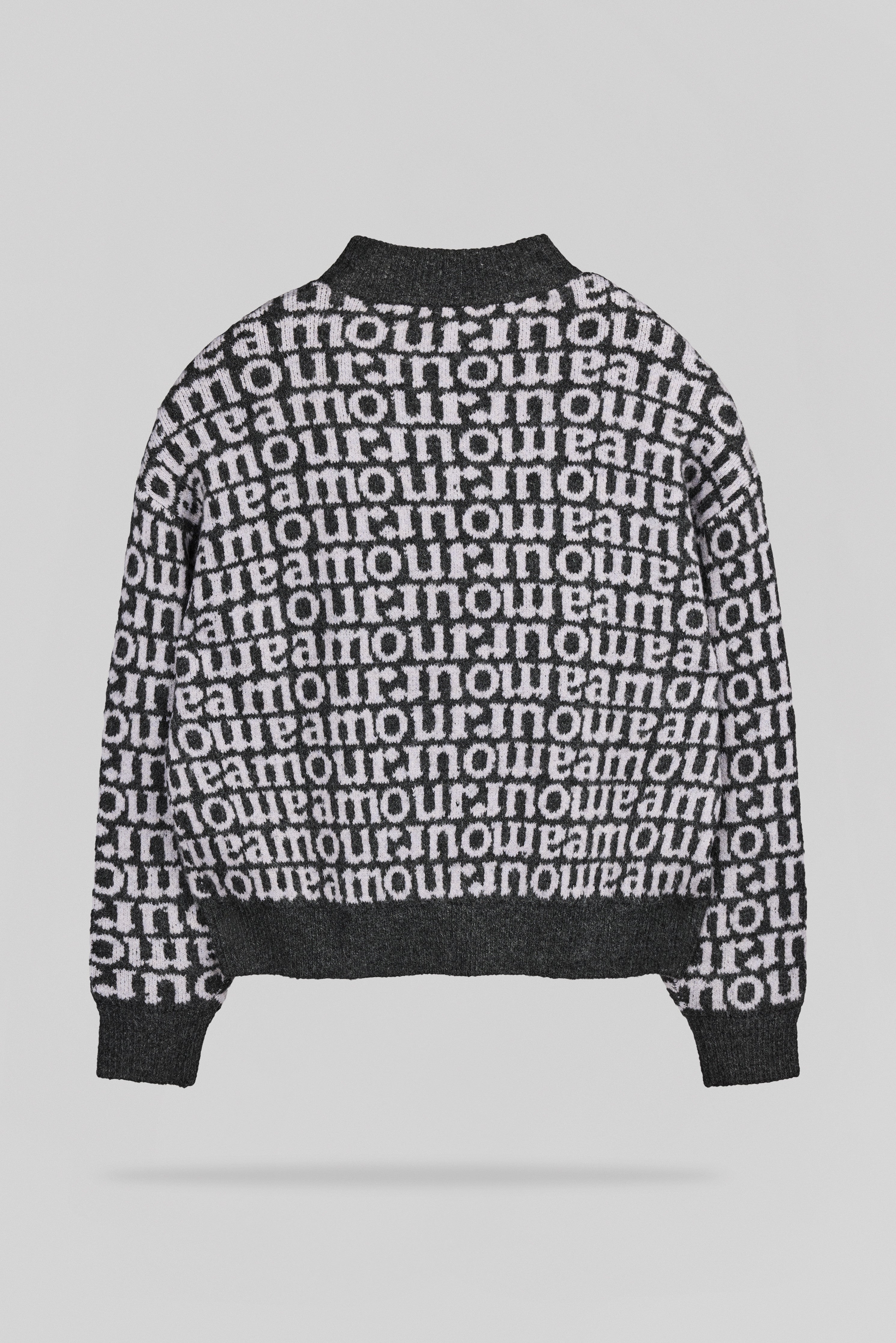 Teddy Smith P-Jade JR pull jacquard noir fille