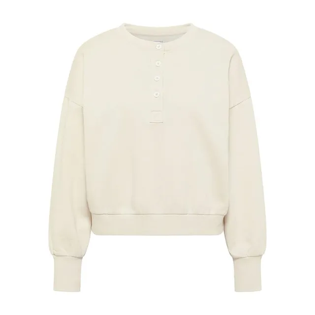 Lee Sweat Henley sweat femme col boutonné