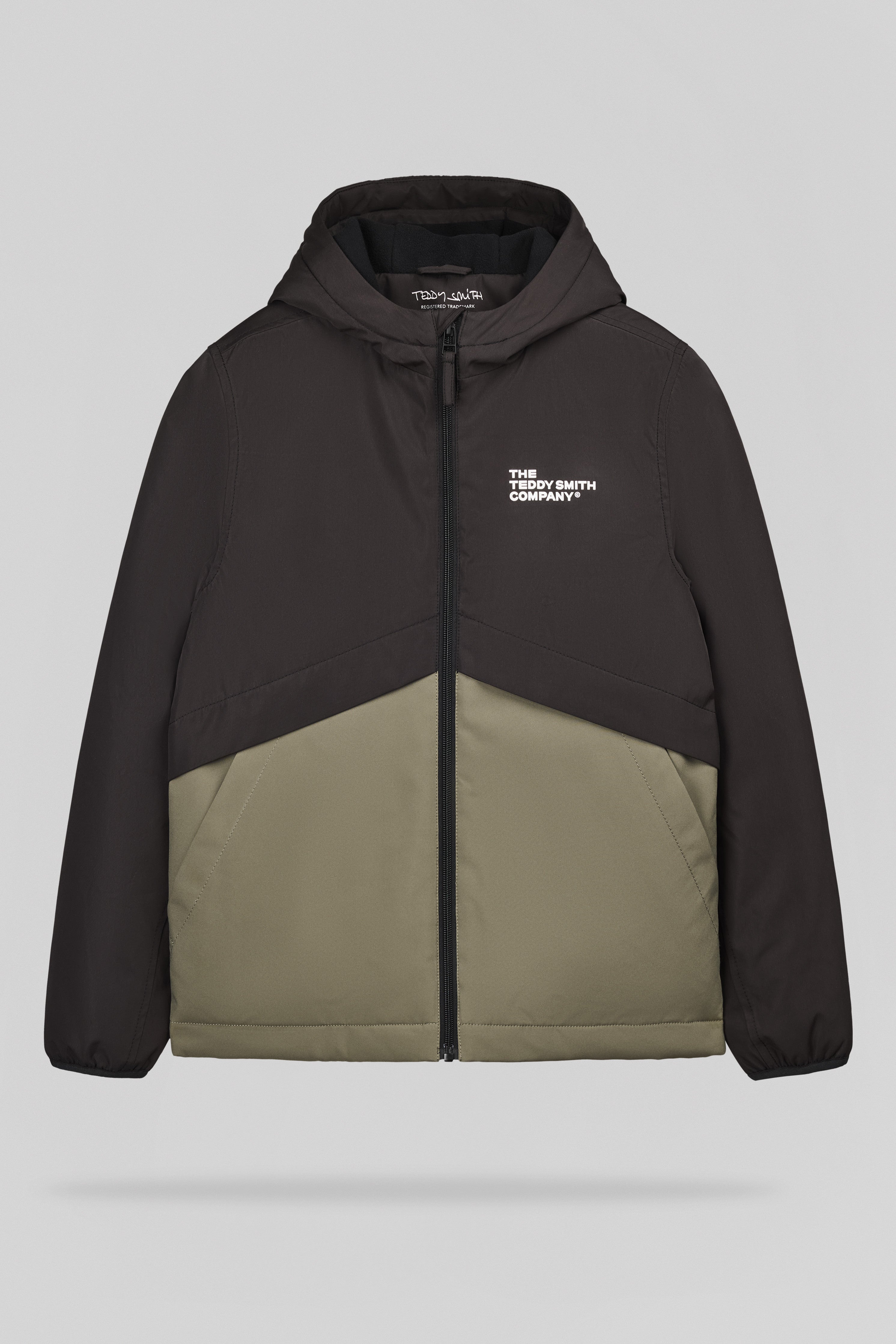 Teddy Smith B-Hanso JR blouson garçon kaki bicolore