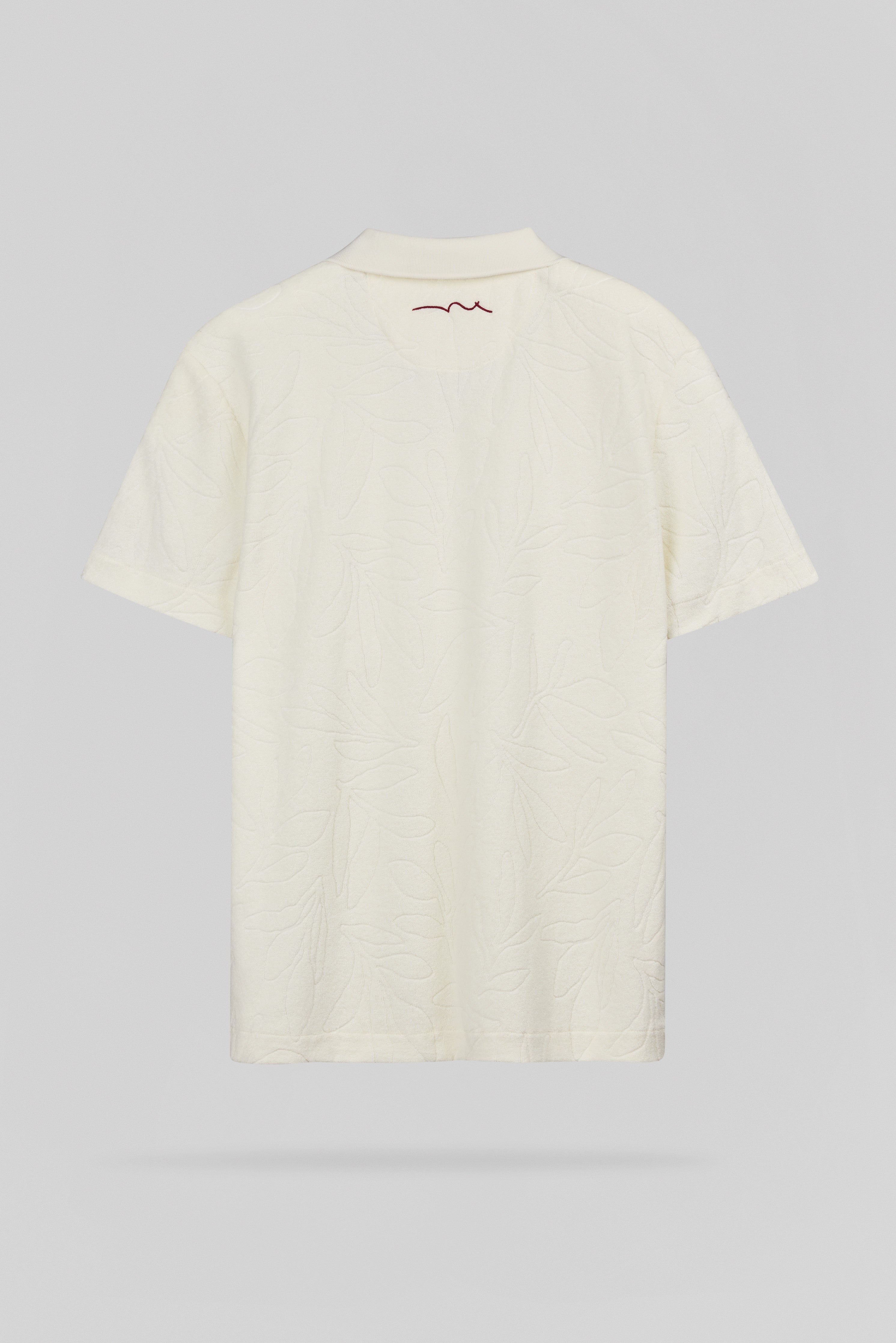 Teddy Smith P-Boban MC polo éponge blanc cassé homme