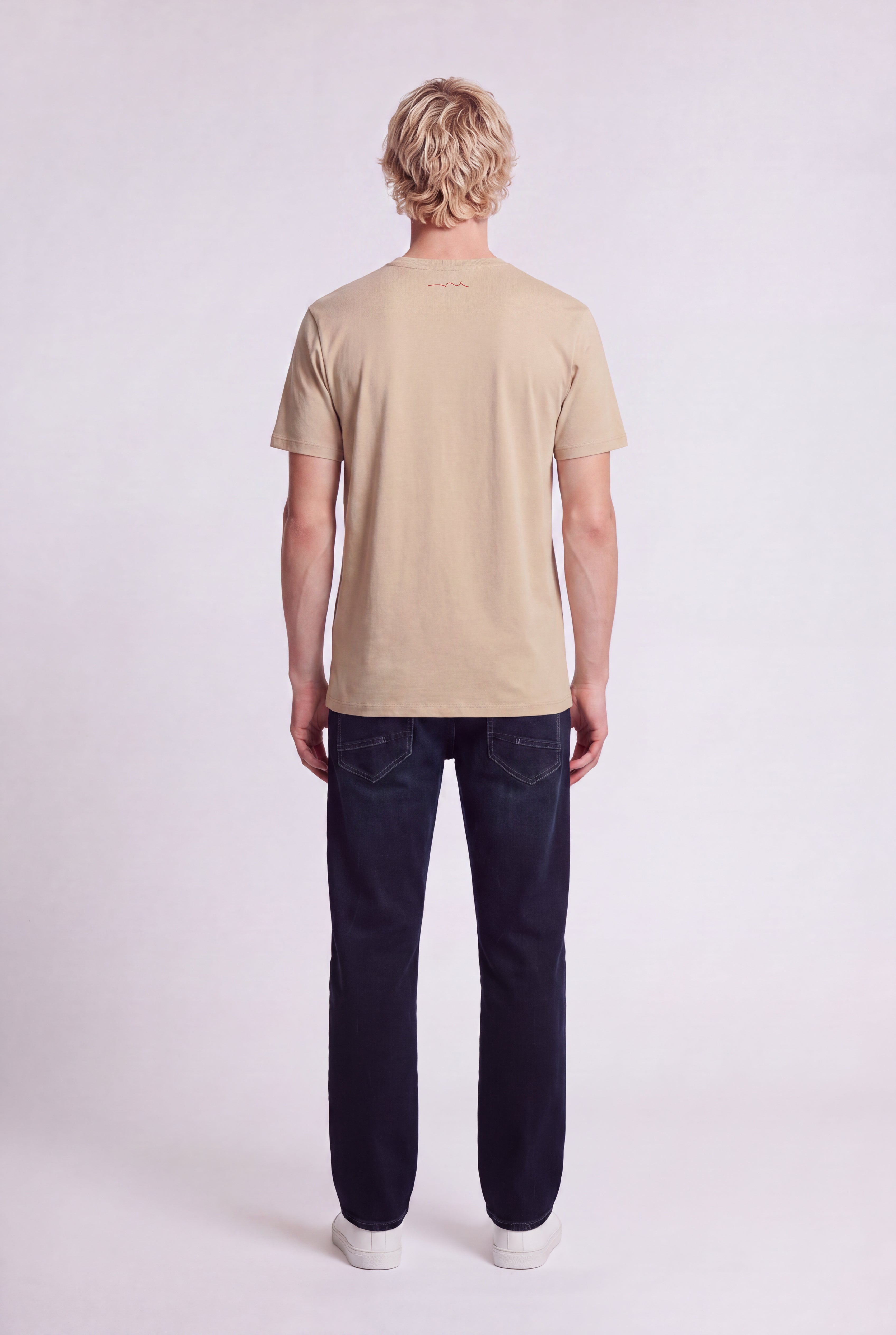 Teddy Smith T-Soy 2 MC t-shirt beige uni coton