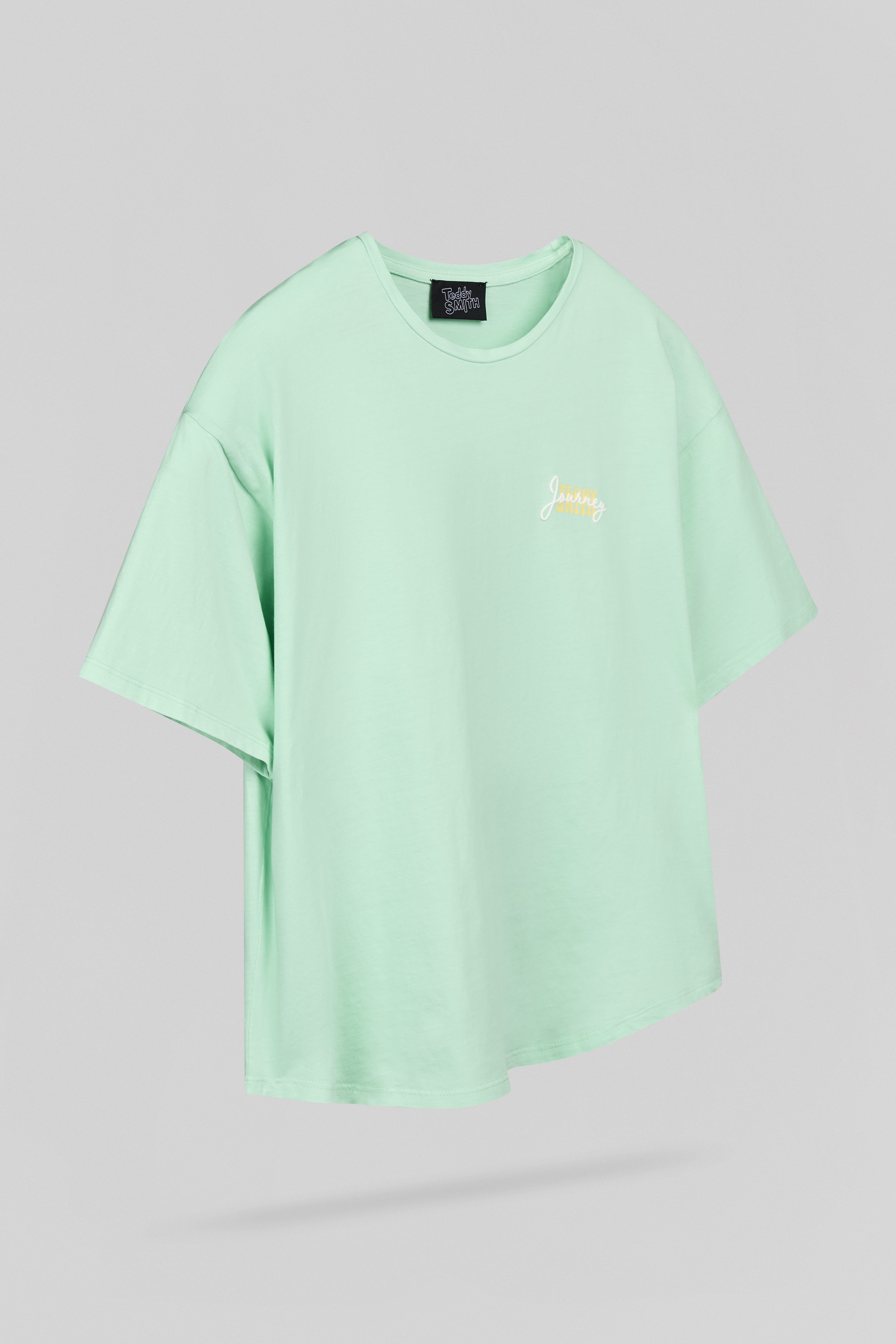 Teddy Smith T-Ally MC t-shirt vert menthe délavé