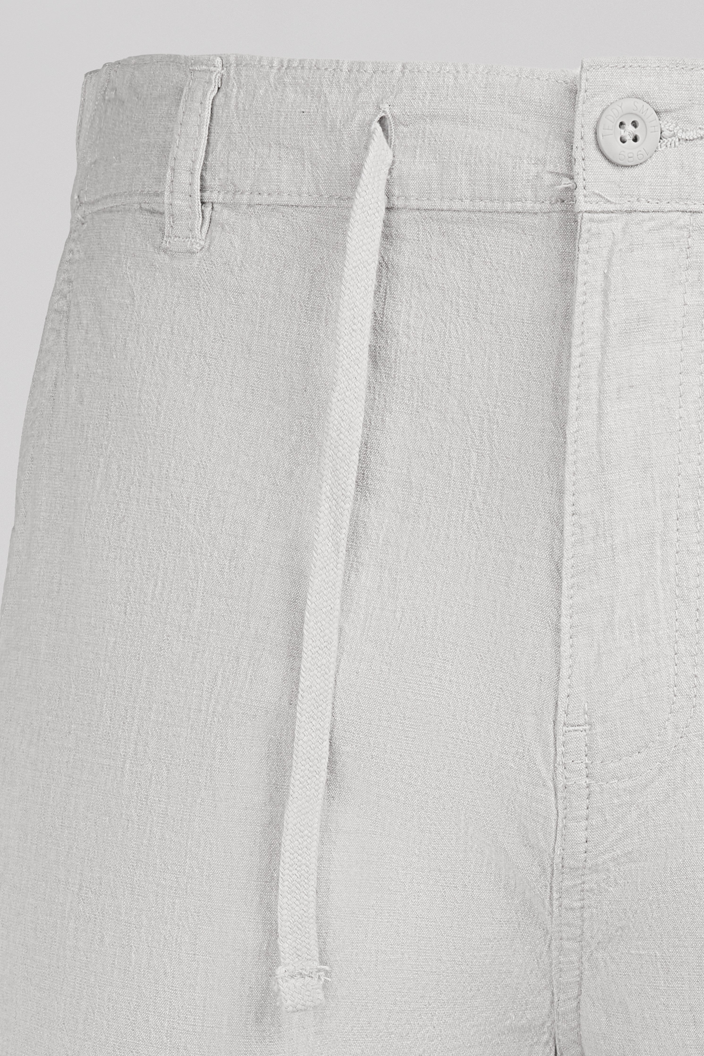 Teddy Smith S-Linen Chino S short blanc coton et lin