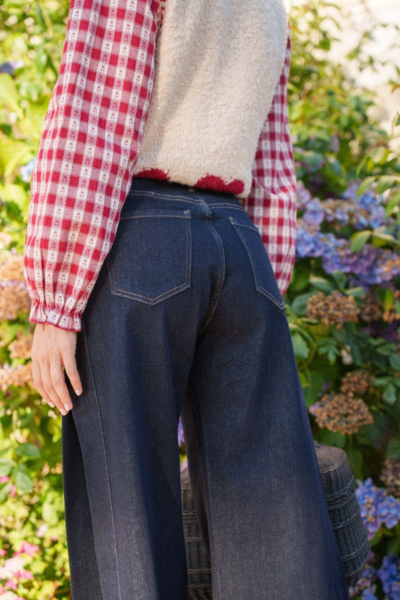 Maison Onado Axel jean wide leg brut workwear