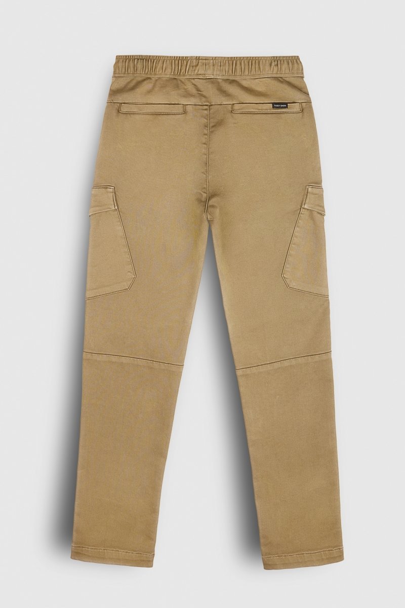 Teddy Smith P-Piky Cargo Jr pantalon cargo beige garçon