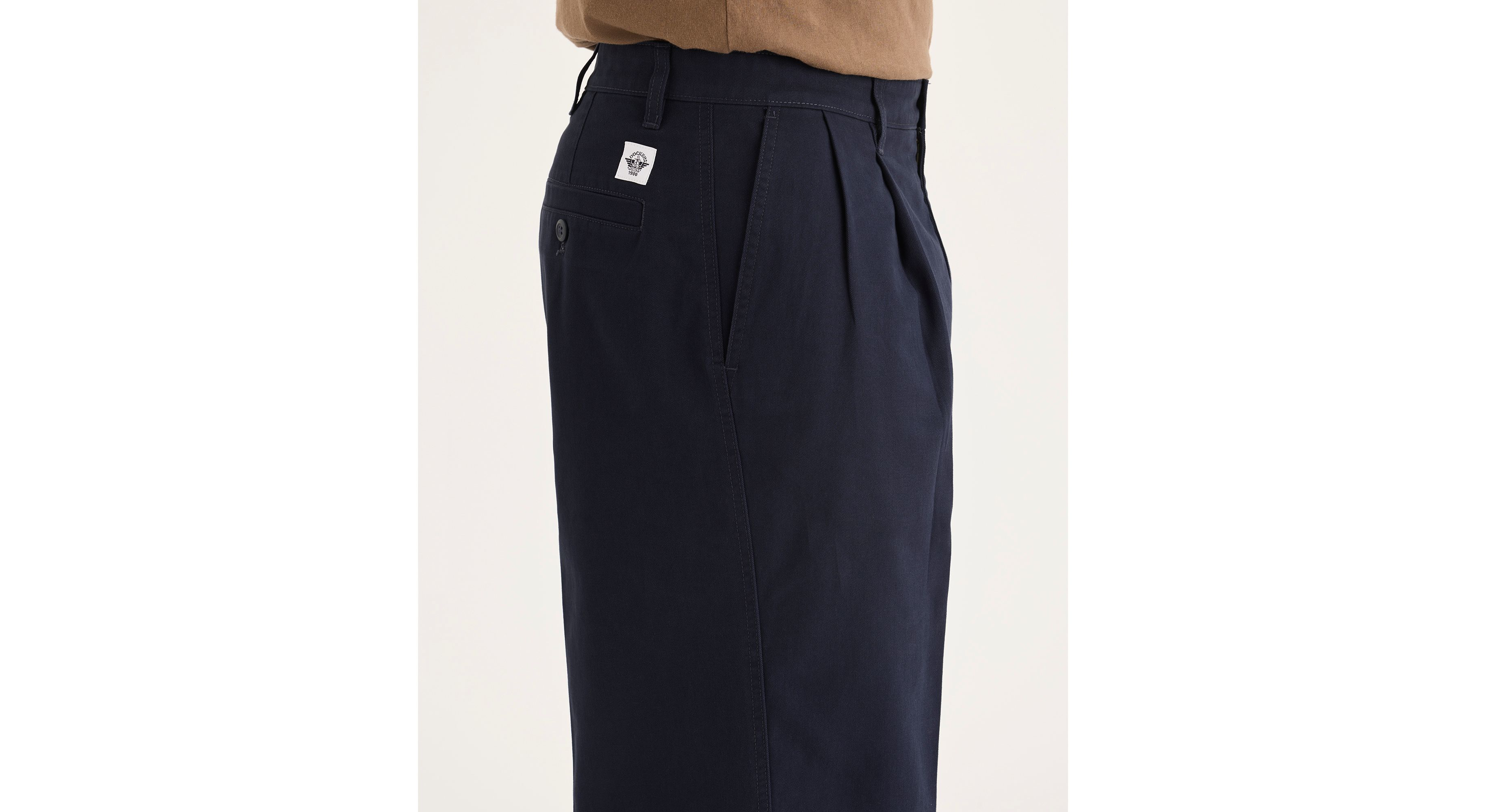 Dockers Eighty-Six chino plissé homme bleu marine
