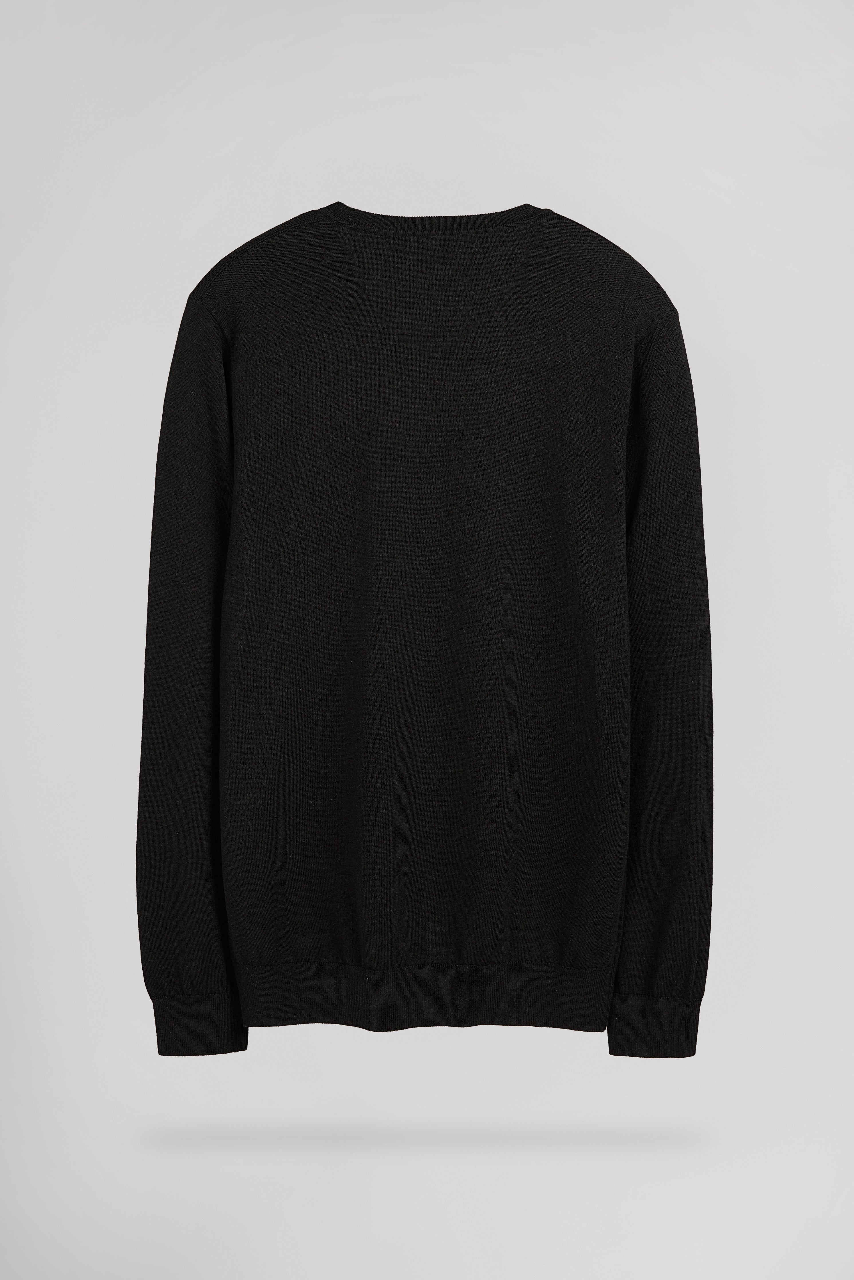 Teddy Smith P-Martin pull col V noir ajusté homme