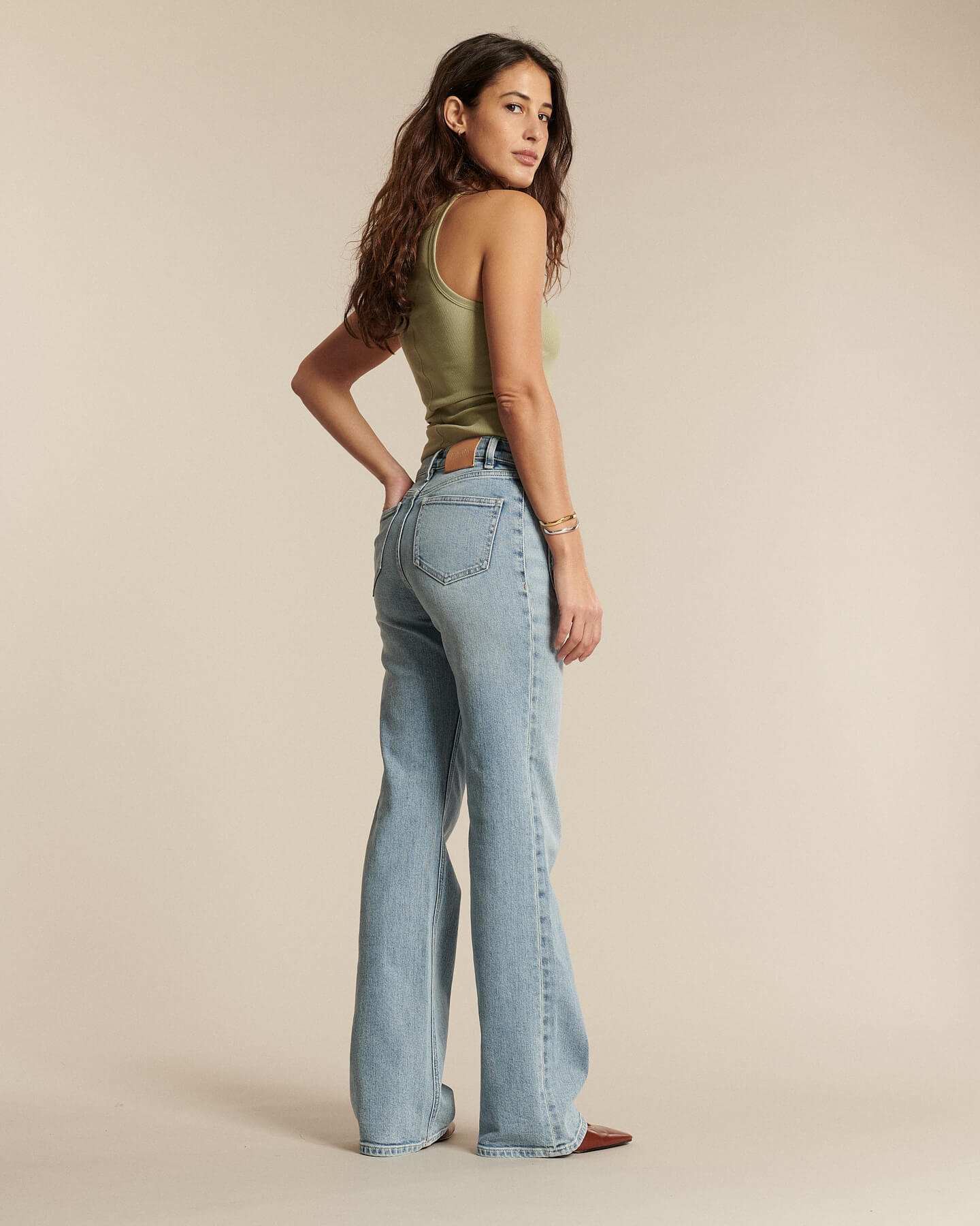 Labdip Nina Denim IN 21 jean flare bleu stretch