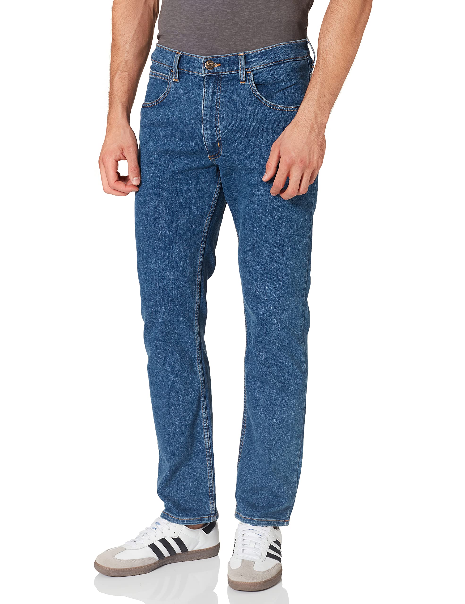 Lee Brooklyn jean droit homme 32W 34L stonewash