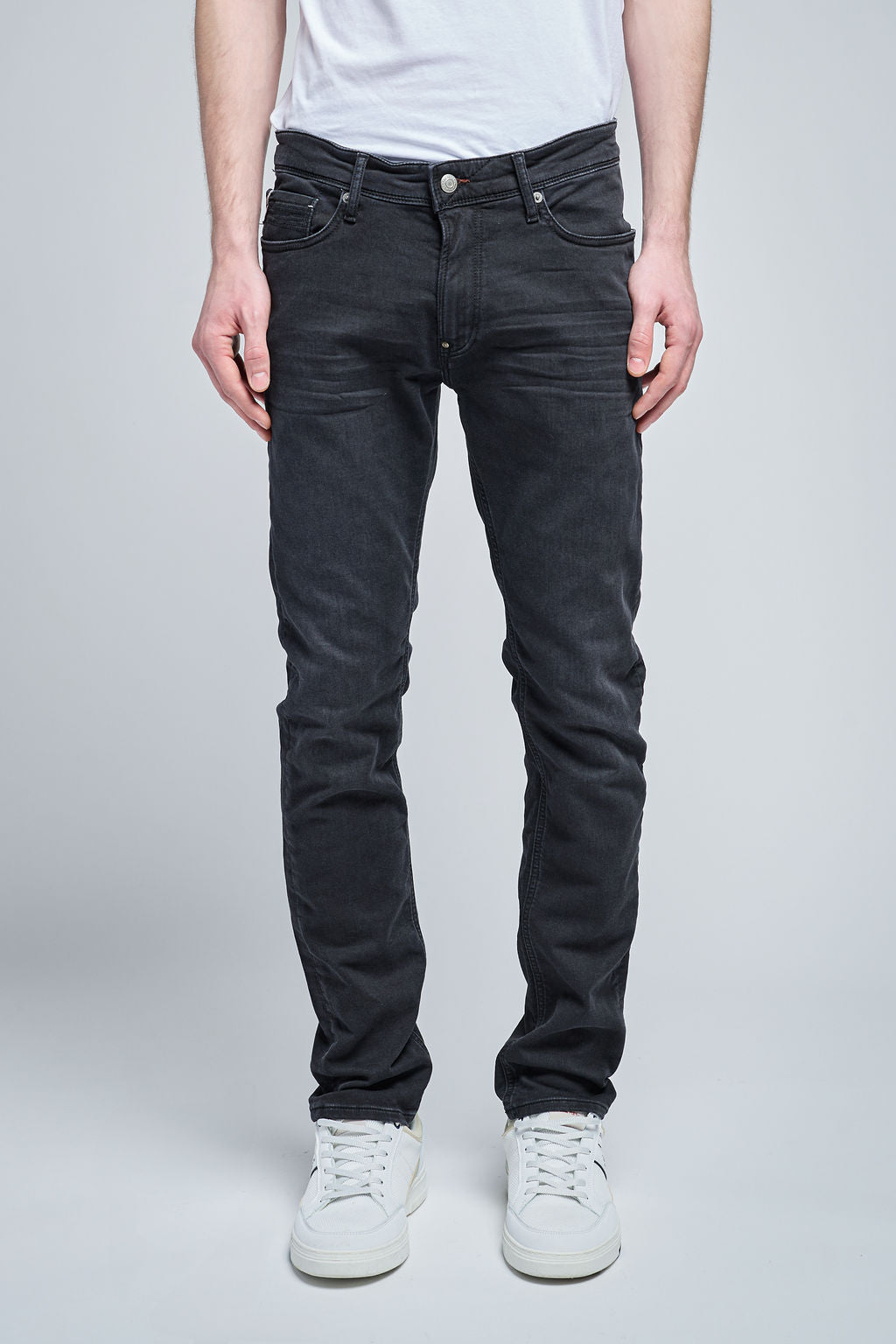 Teddy Smith Reepple Rock SWE jean regular slim noir L32