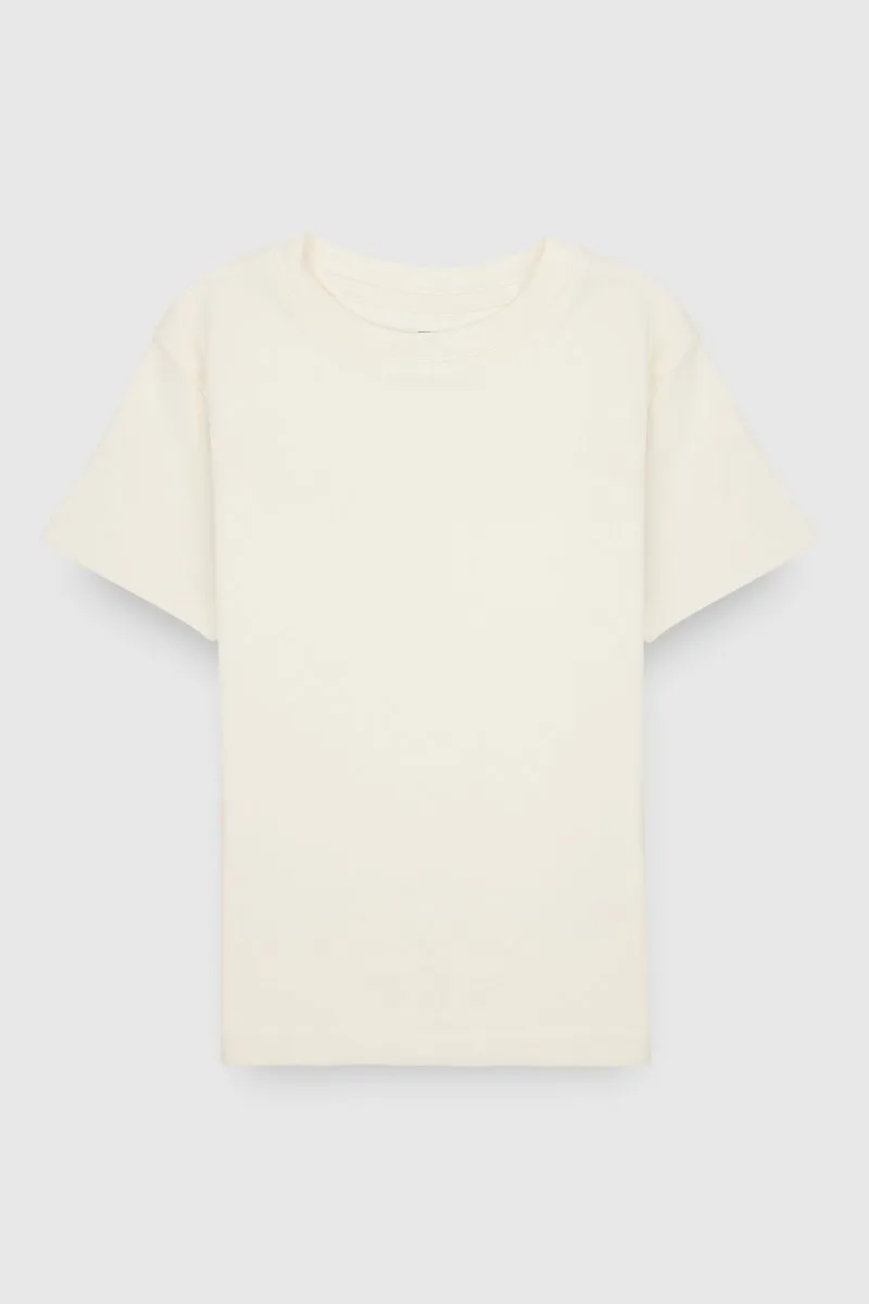 Teddy Smith T-Ribou MC JR t-shirt fille middle white ajusté
