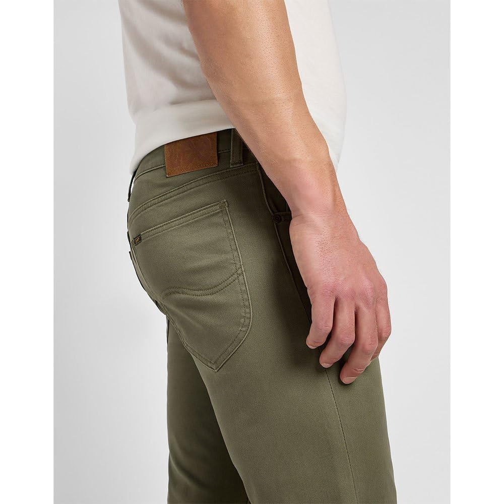 Lee Daren Zip Fly jean homme droit vert taille basse