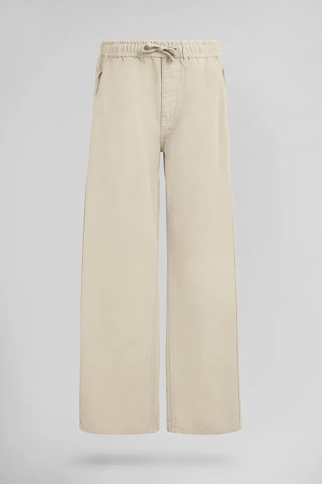 Teddy Smith P-Dexter Jr pantalon large Cream garçon