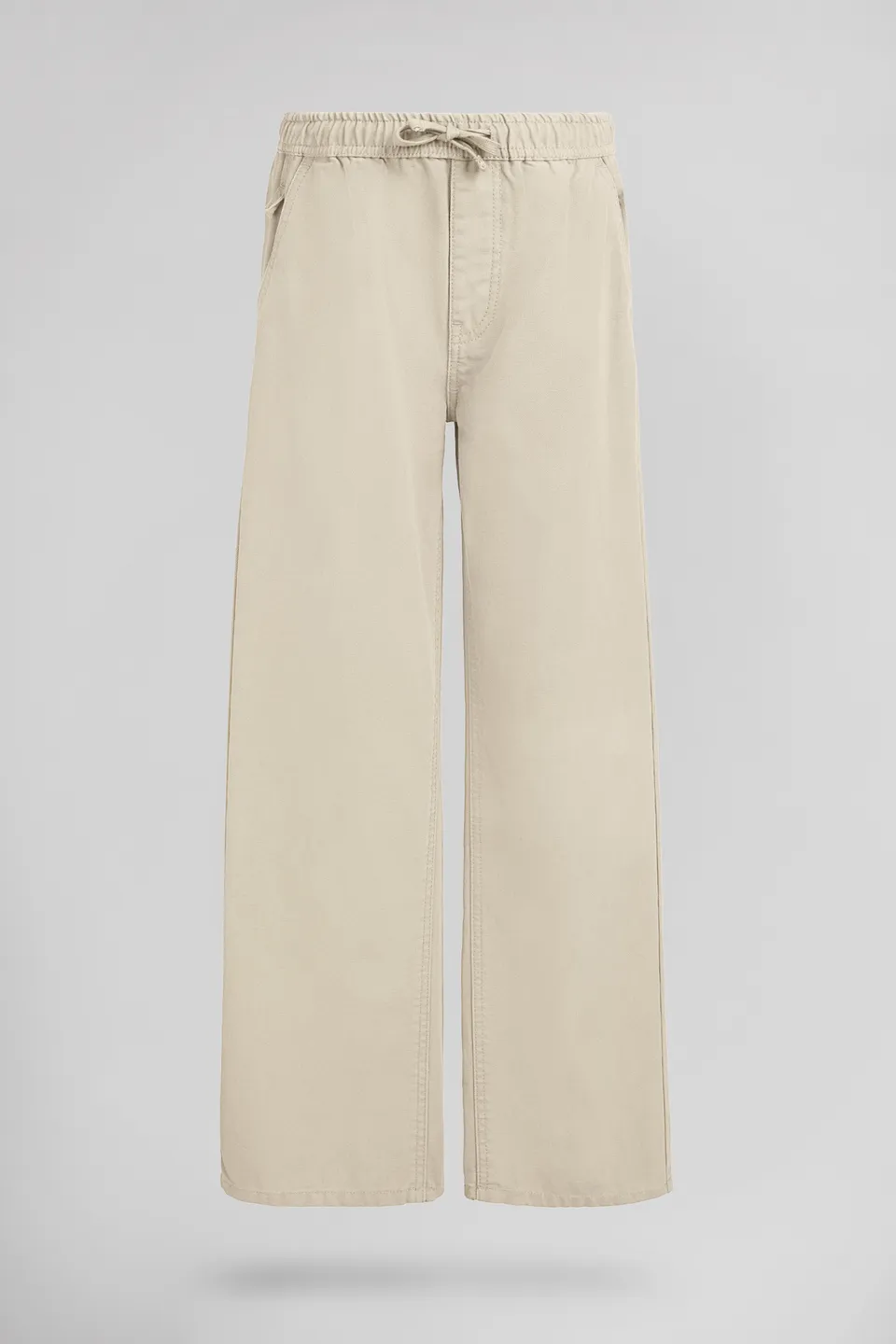 Teddy Smith P-Dexter Jr pantalon large Cream garçon