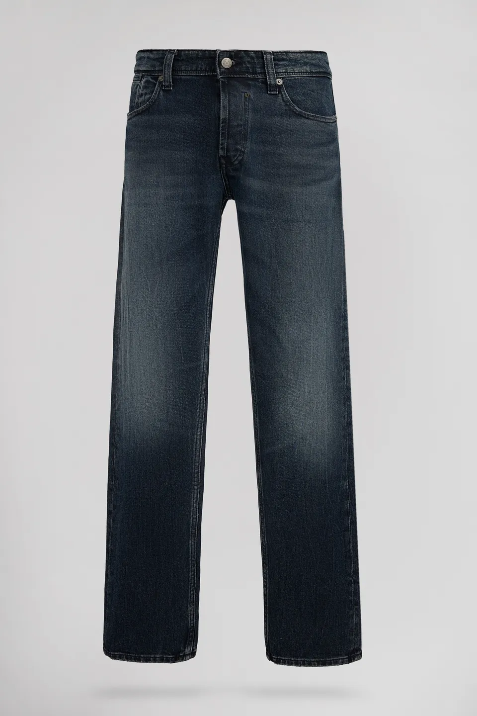 Teddy Smith Reg L34 jean droit blue black stretch L34