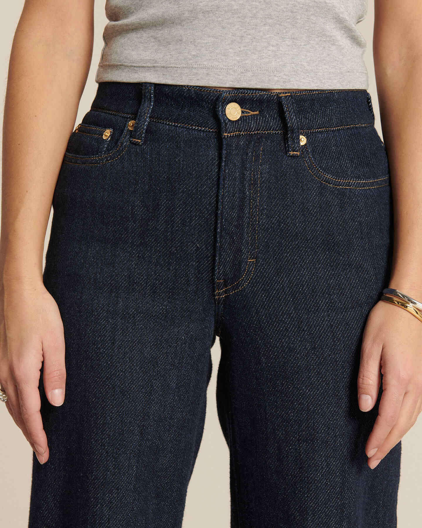 Labdip Suffren Denim 3D jean droit large bleu brut