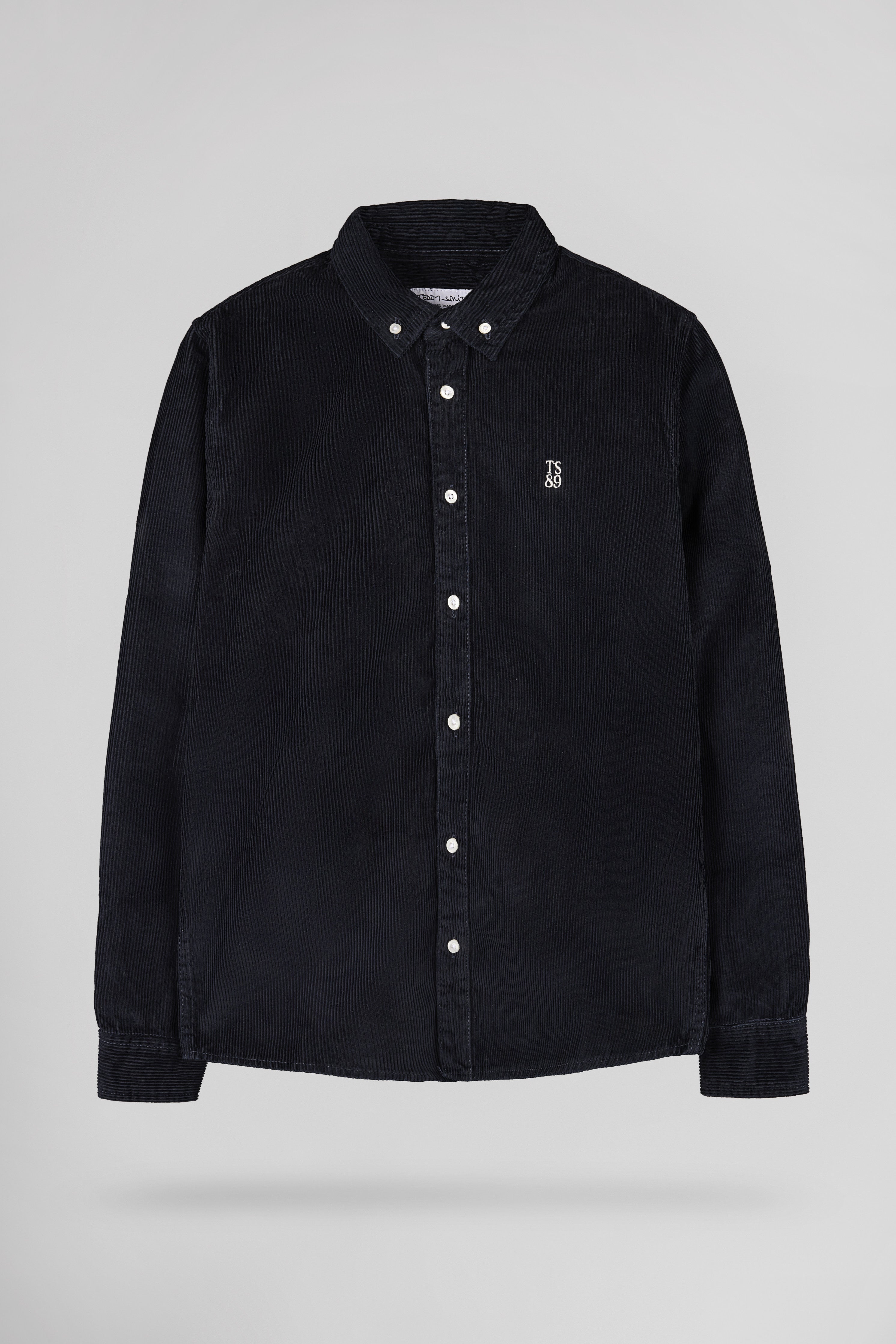 Teddy Smith C-Elton ML chemise velours bleu marine