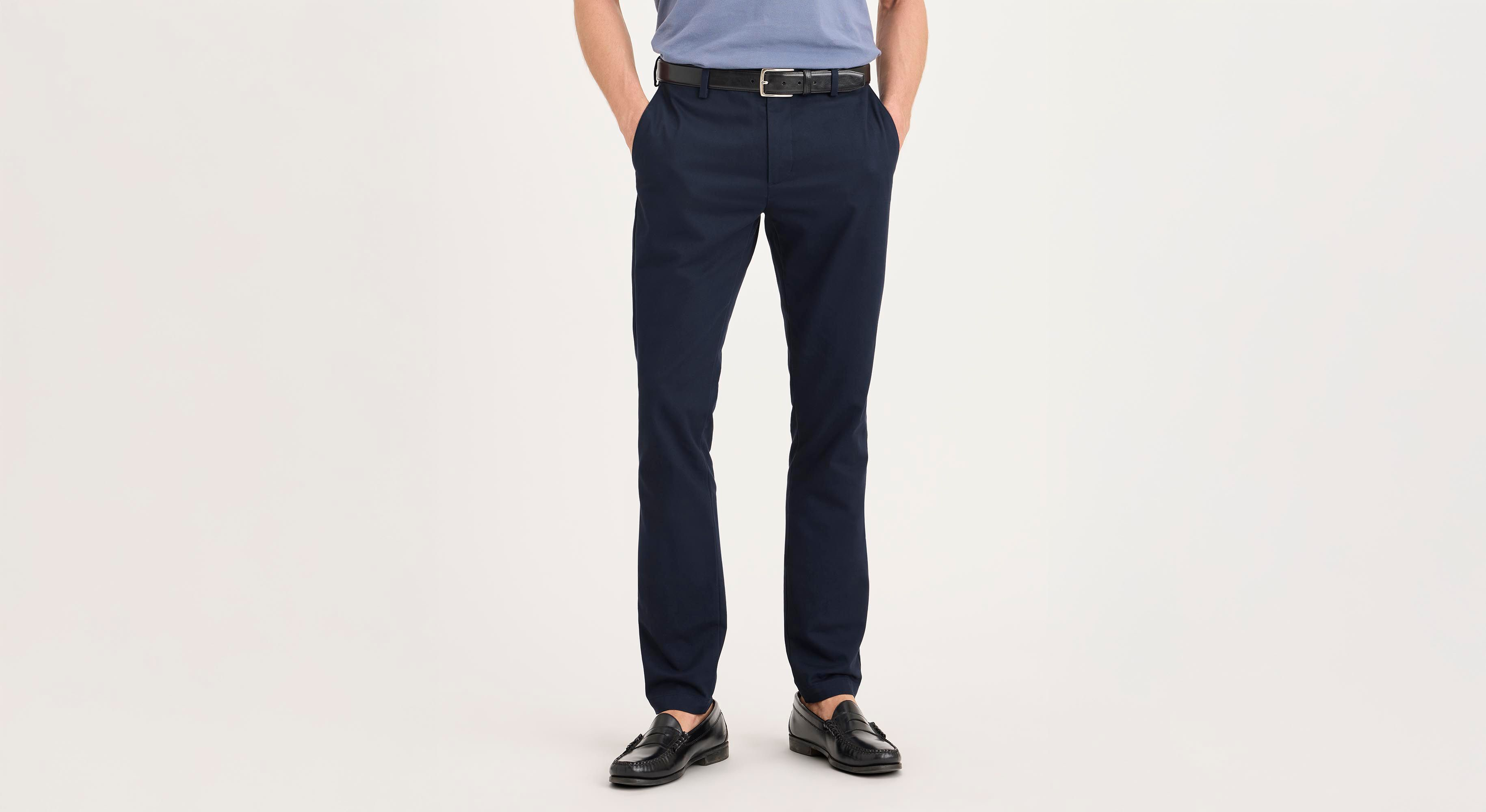 Dockers Signature Iron Free Skinny chino bleu antitache