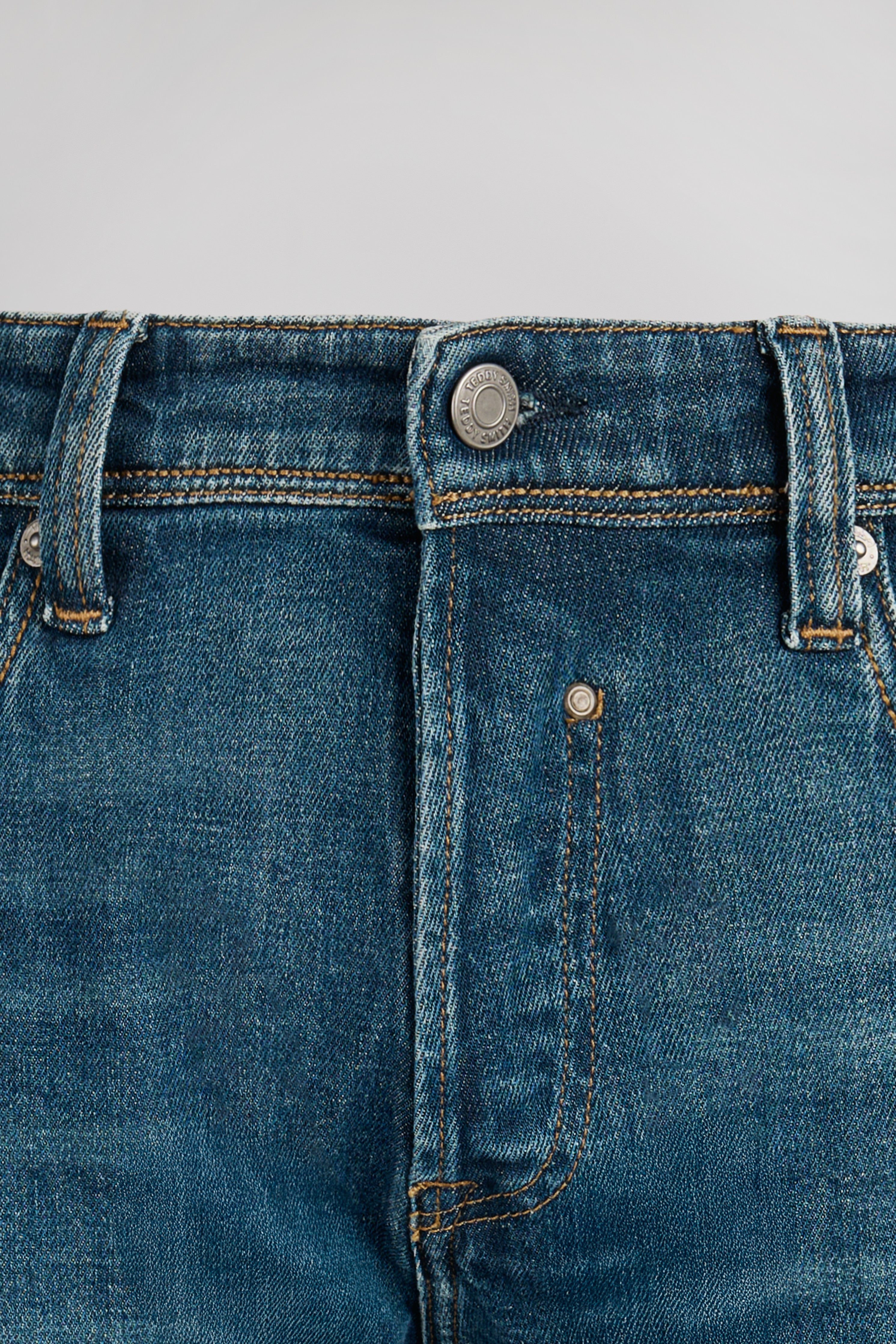 Teddy Smith Reg L32 jean droit gris bleu délavé L32