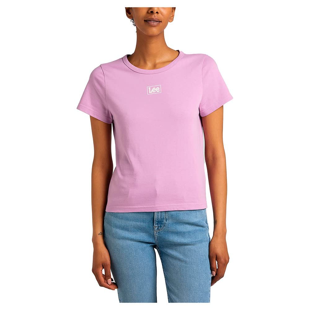Lee Shrunken Tee t-shirt femme écru ajusté