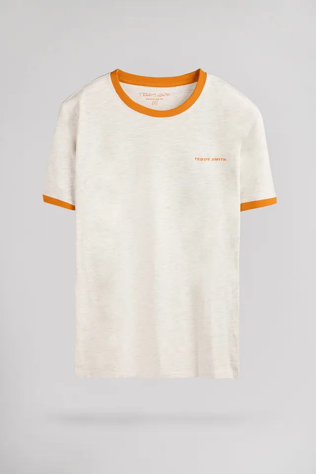 Teddy Smith The Tee 2 t-shirt blanc ivoire homme