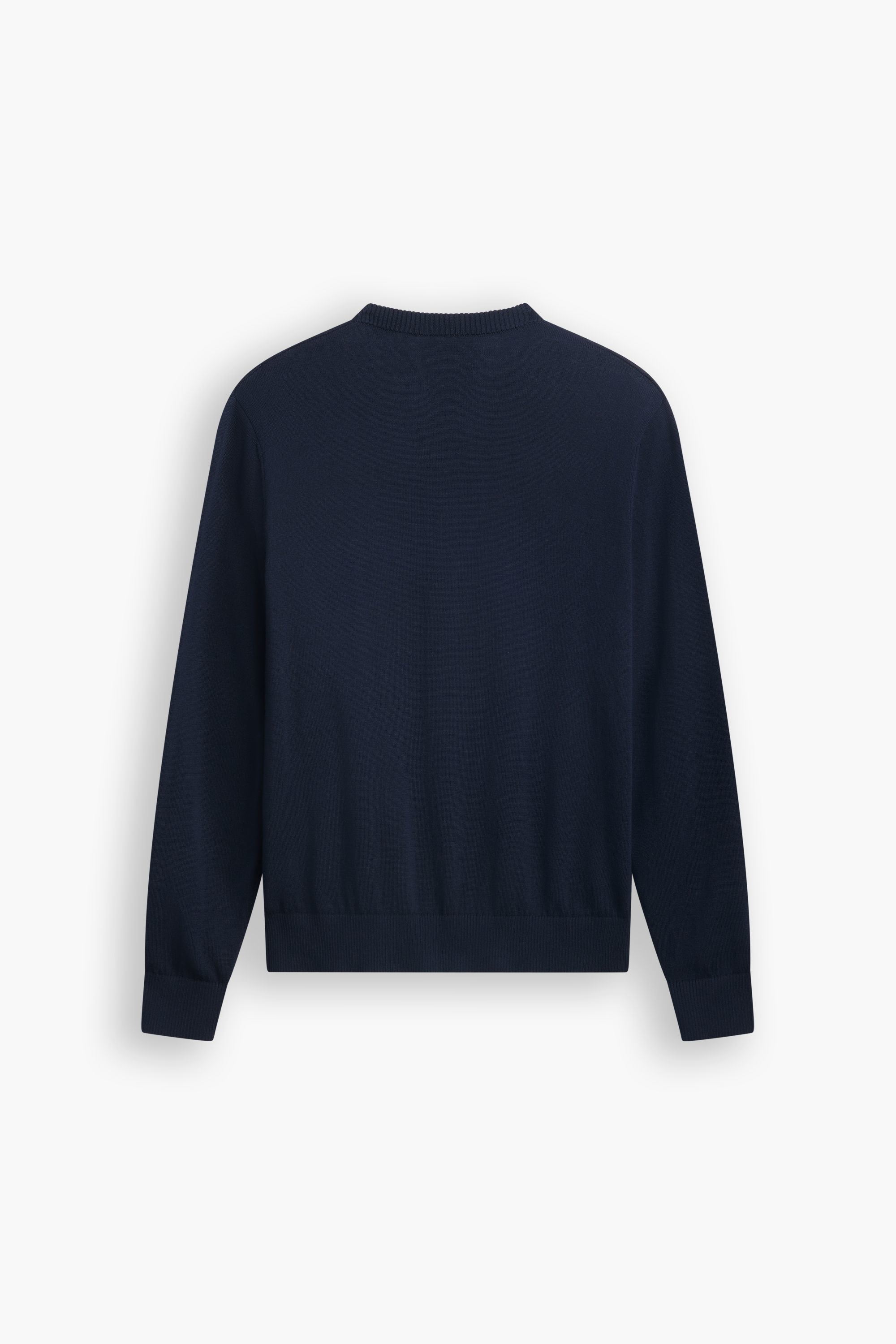 Dockers V Neck Sweater pull bleu coton col V