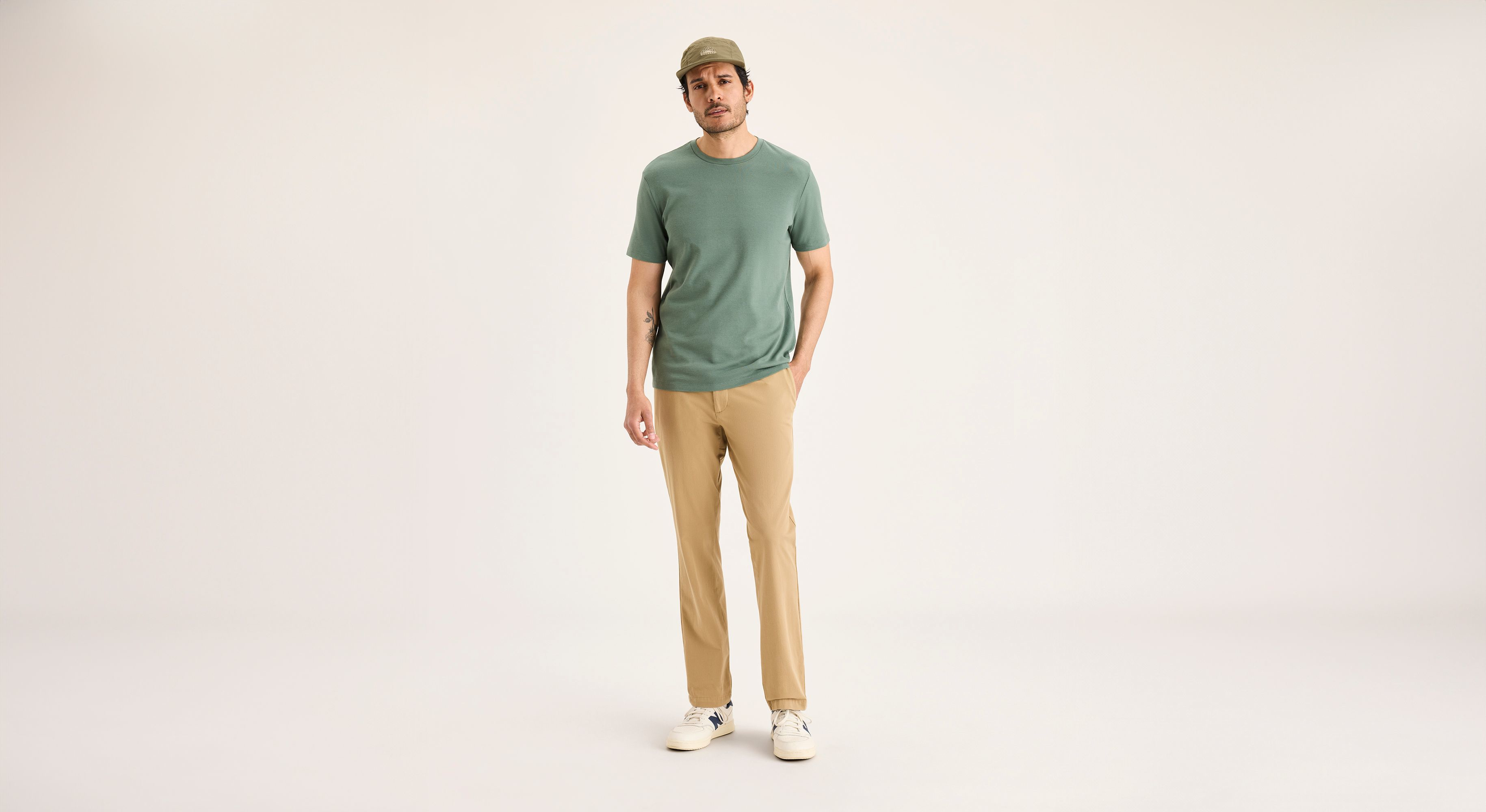 Dockers Go Activeflex chino homme slim beige