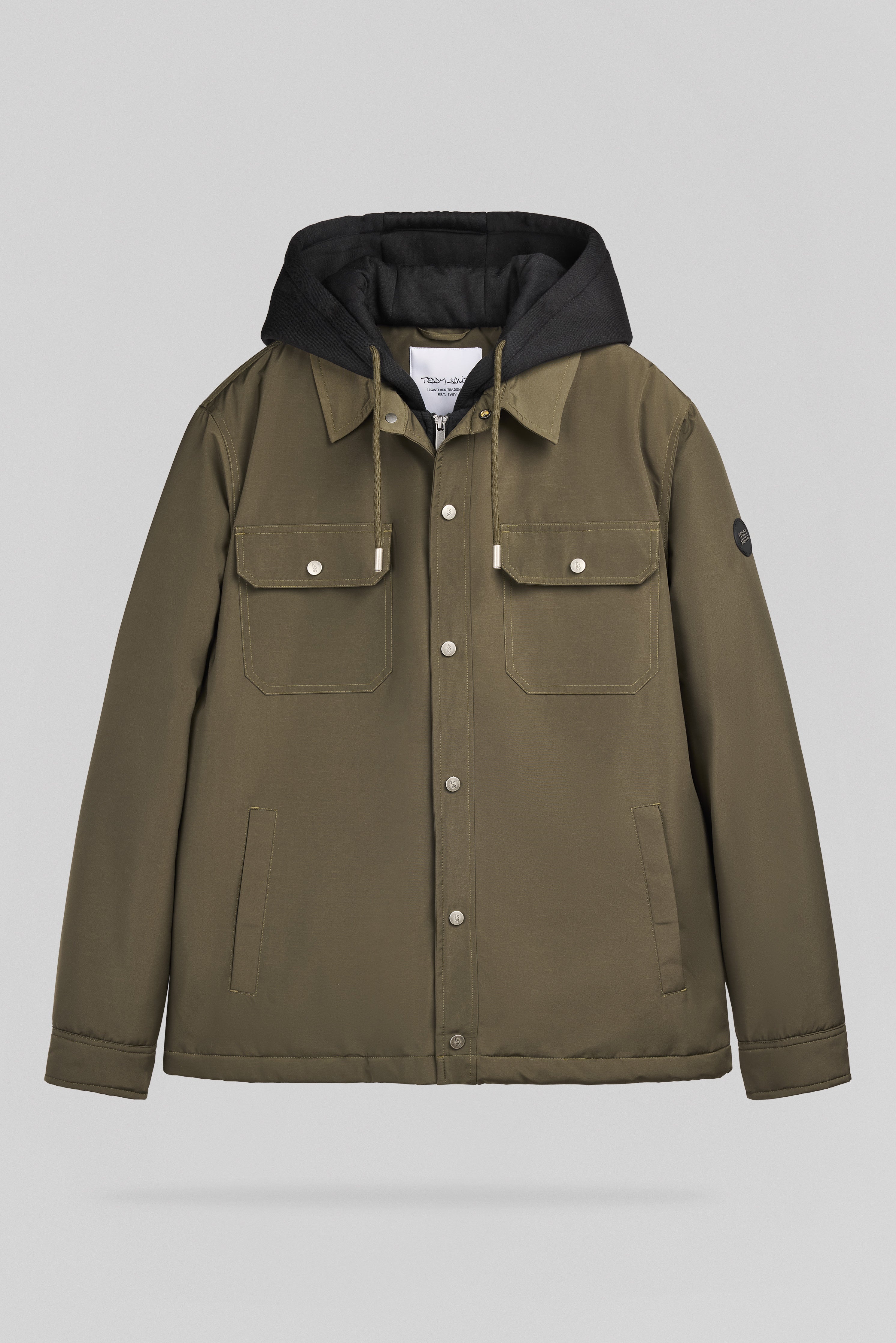 Teddy Smith B-Peterson blouson déperlant Deep Kaki