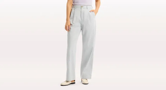 Dockers Signature Iron Free chino gris taille haute