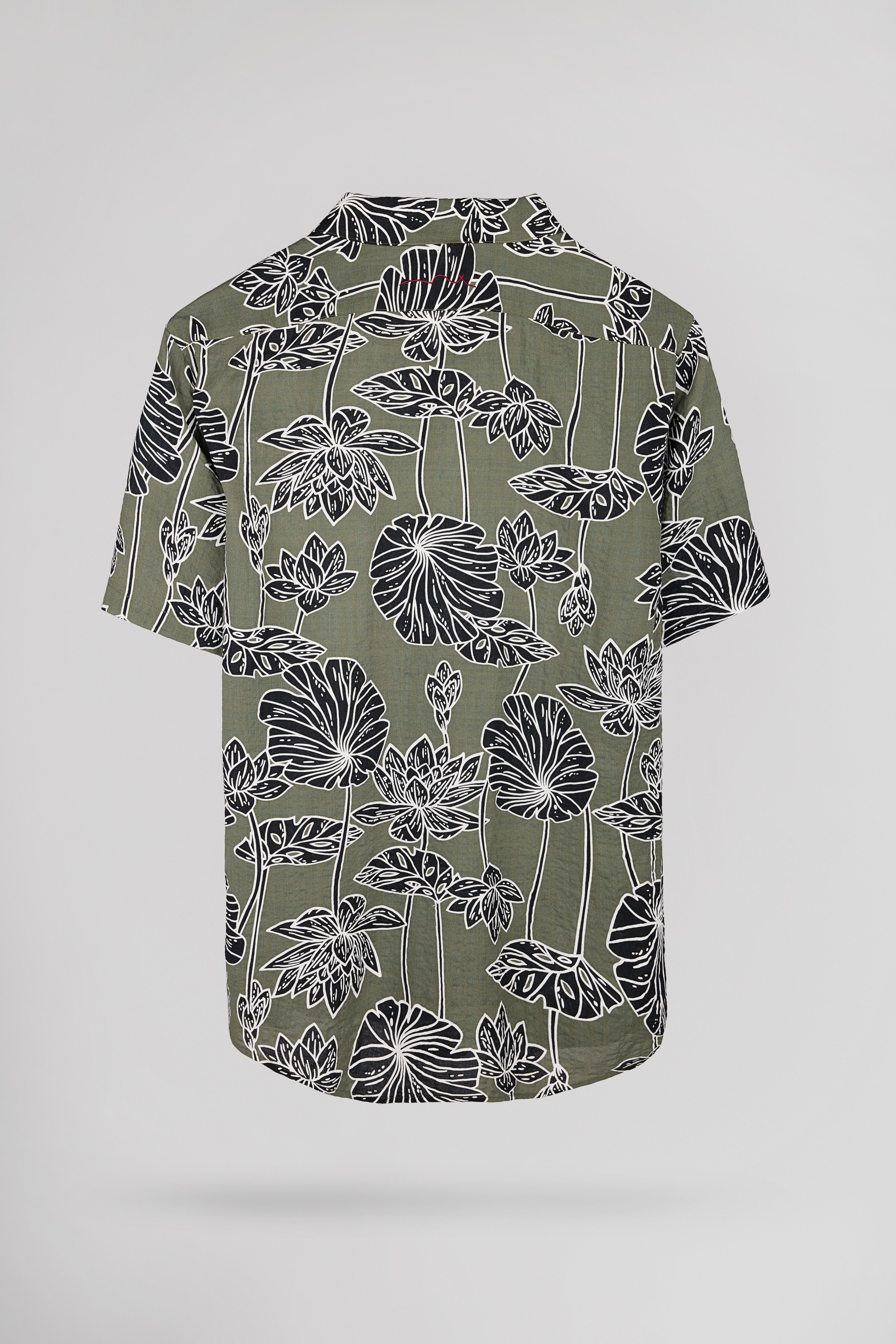 Teddy Smith C-Dixon MC Chemise Kaki Homme Fleurs