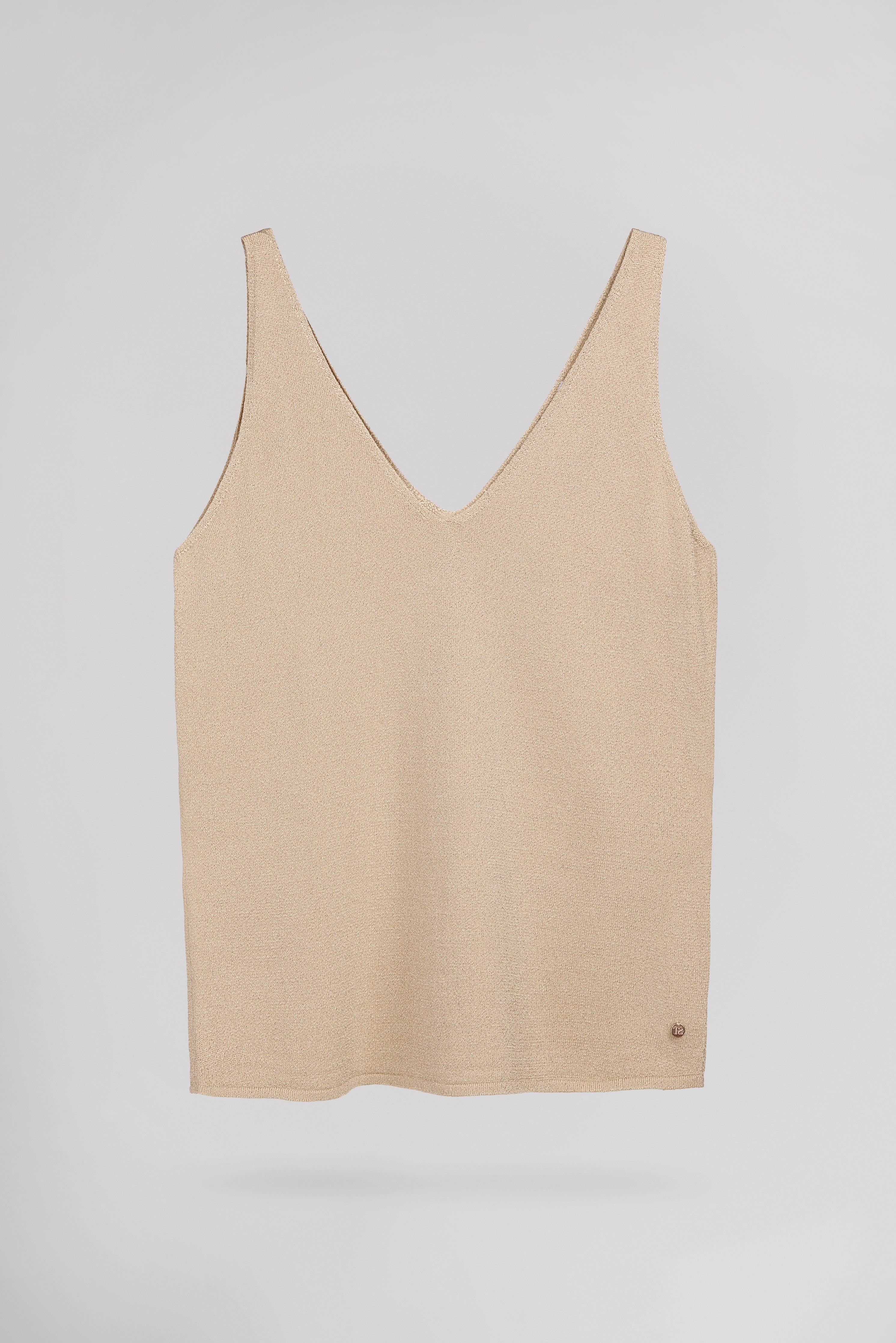 Teddy Smith D-Liza Grain de Sable debardeur femme lurex
