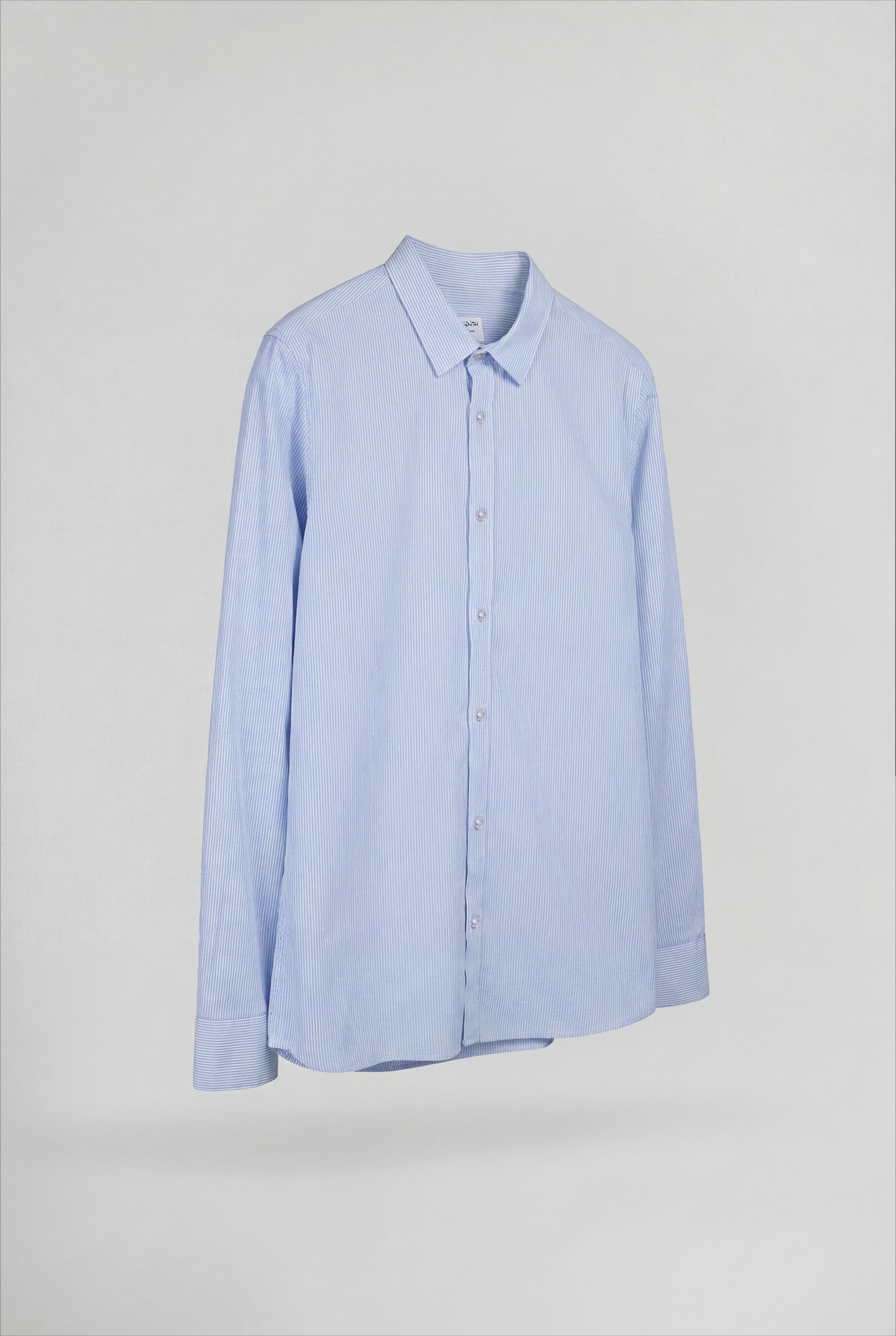 Teddy Smith Carton ML Chemise homme bleu rayé