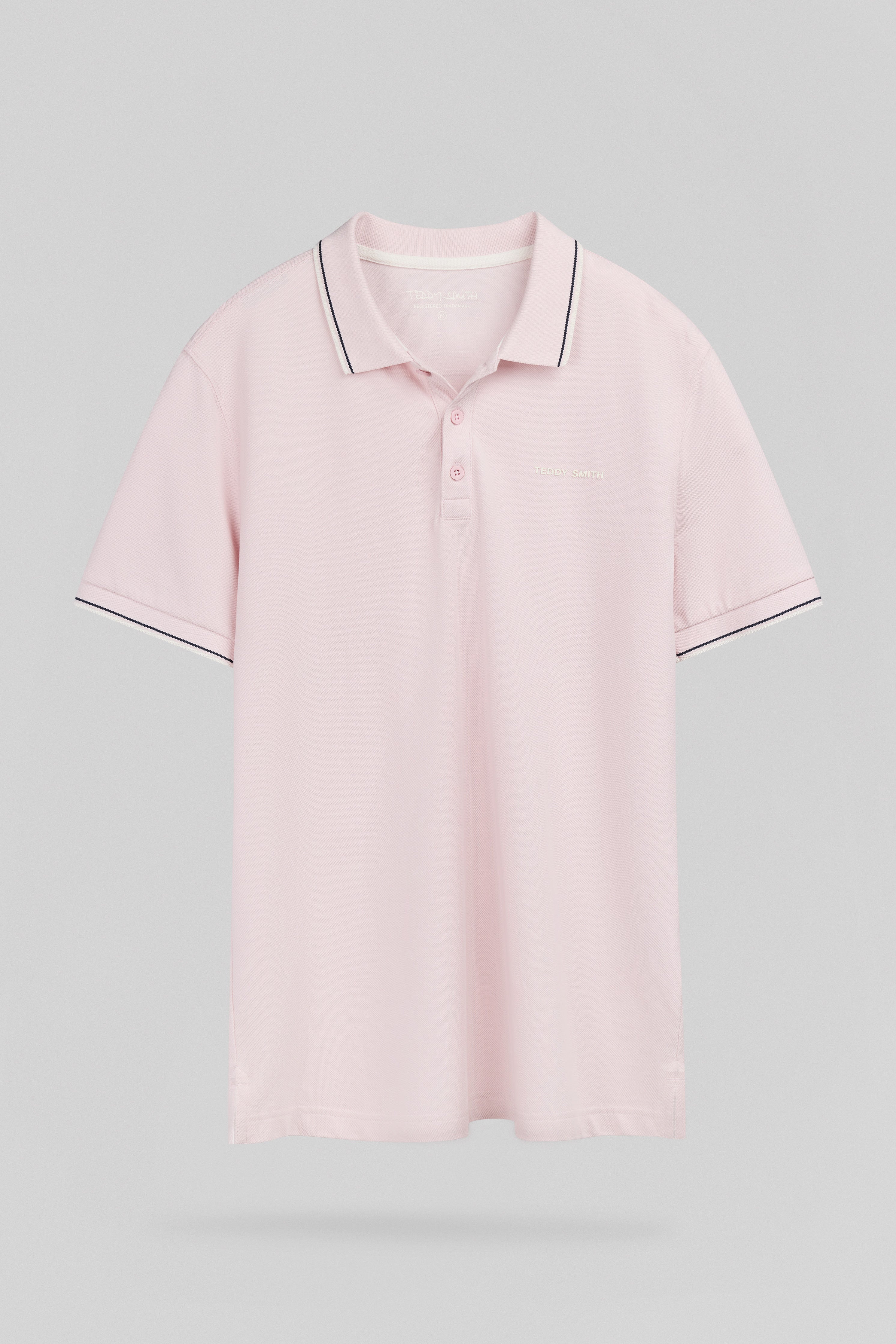 Teddy Smith Pasian 2 polo coton rose quartz homme