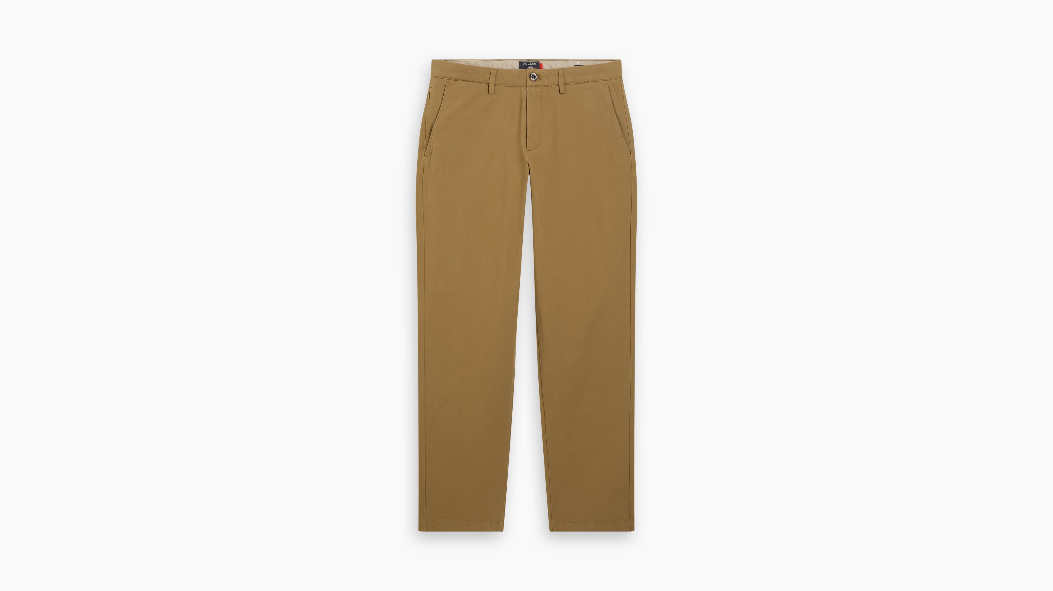 Dockers Crafted Khaki chino slim marron Ermine