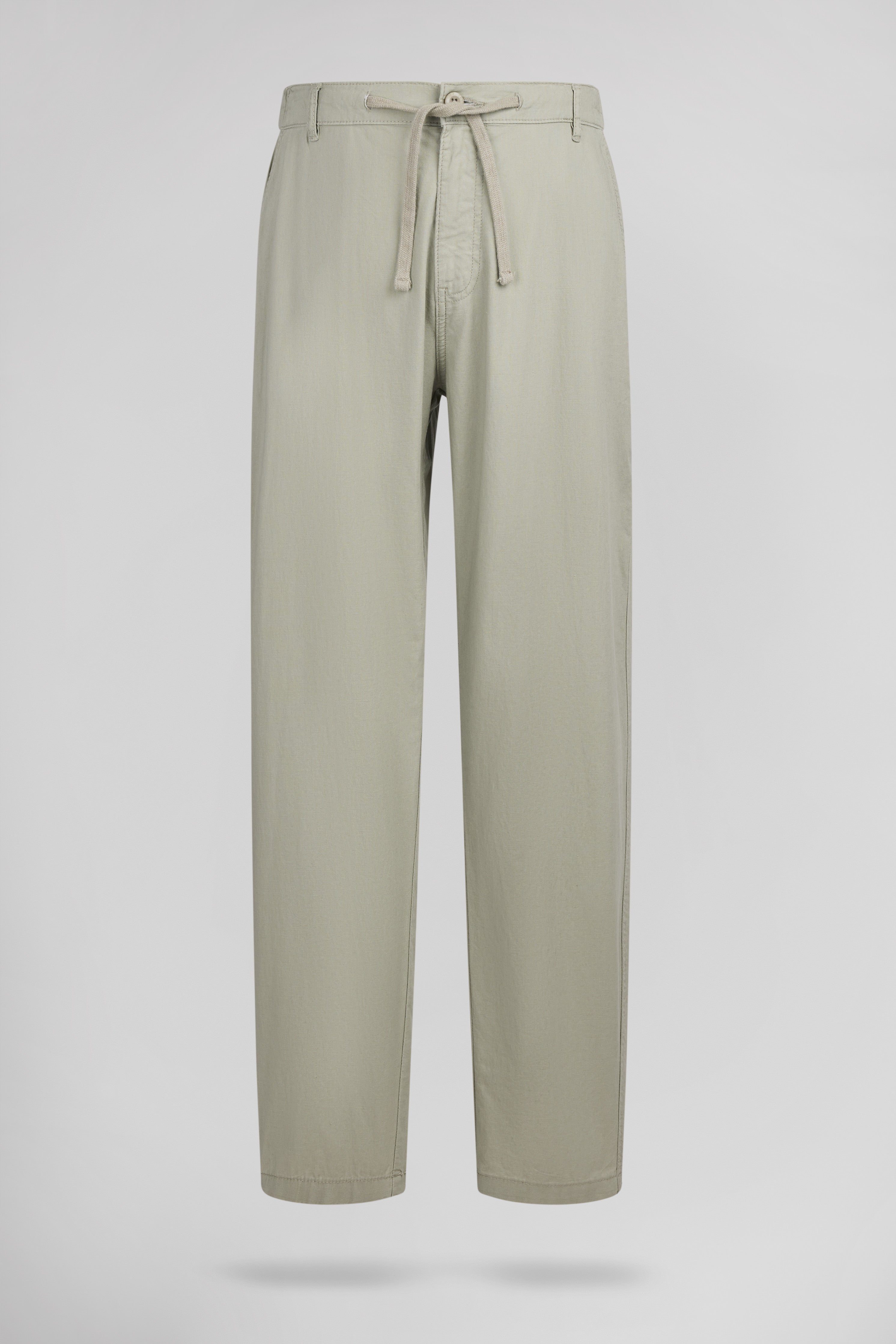 Teddy Smith P-Linen Chino pantalon homme kaki lin