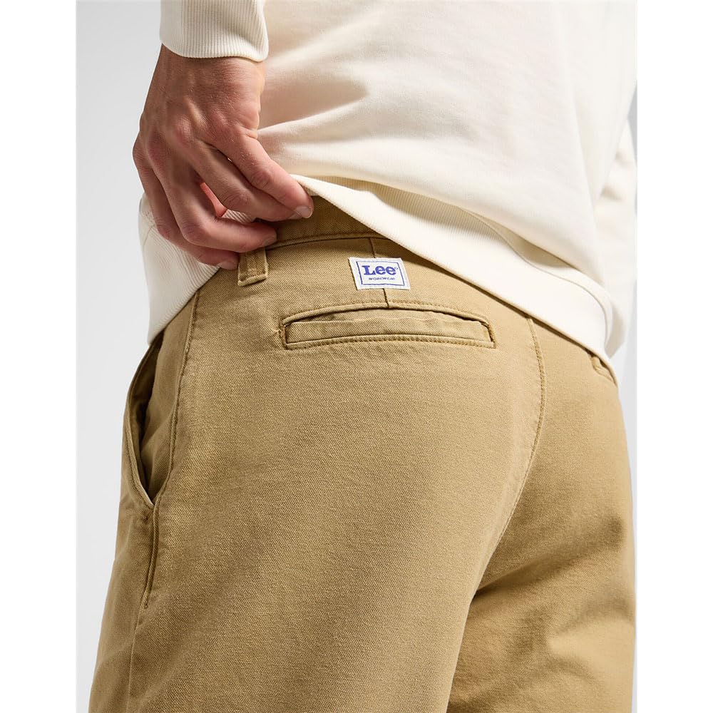 Lee Relaxed Workwear Oscar Khaki chino homme 32W/32L toile