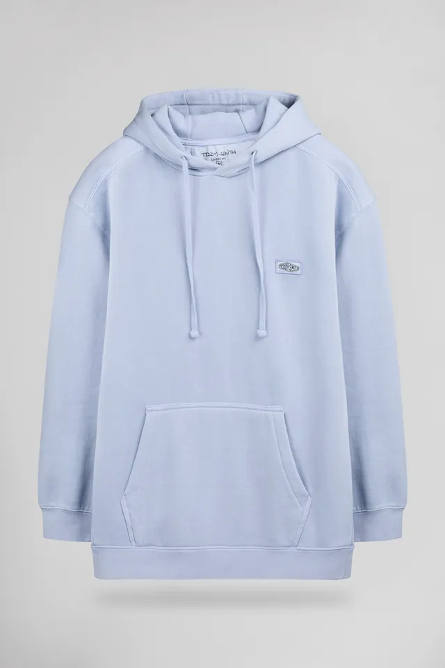 Teddy Smith S-Nateo Hoody sweat bleu homme