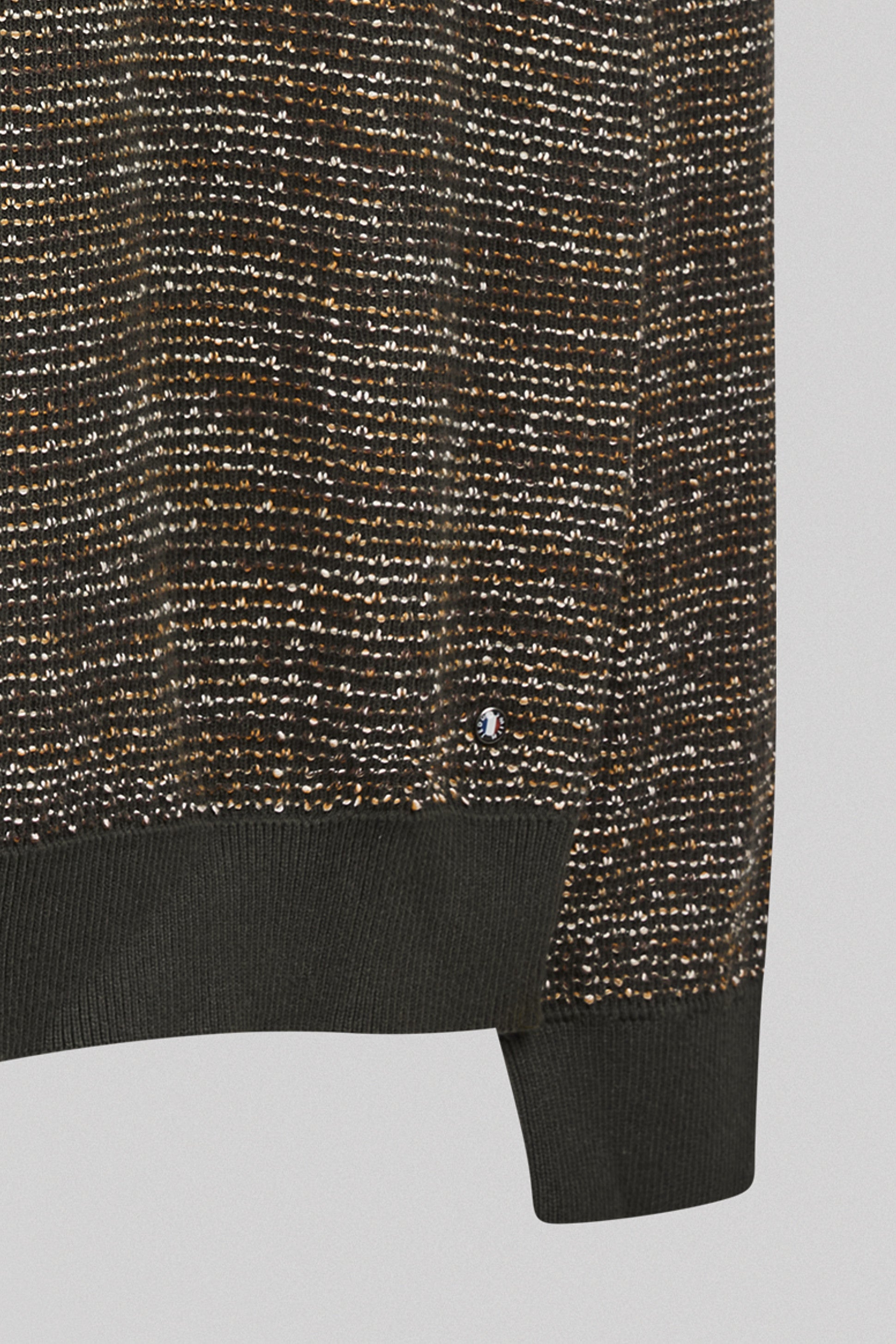 Teddy Smith P-Milan 2 pull kaki col rond homme