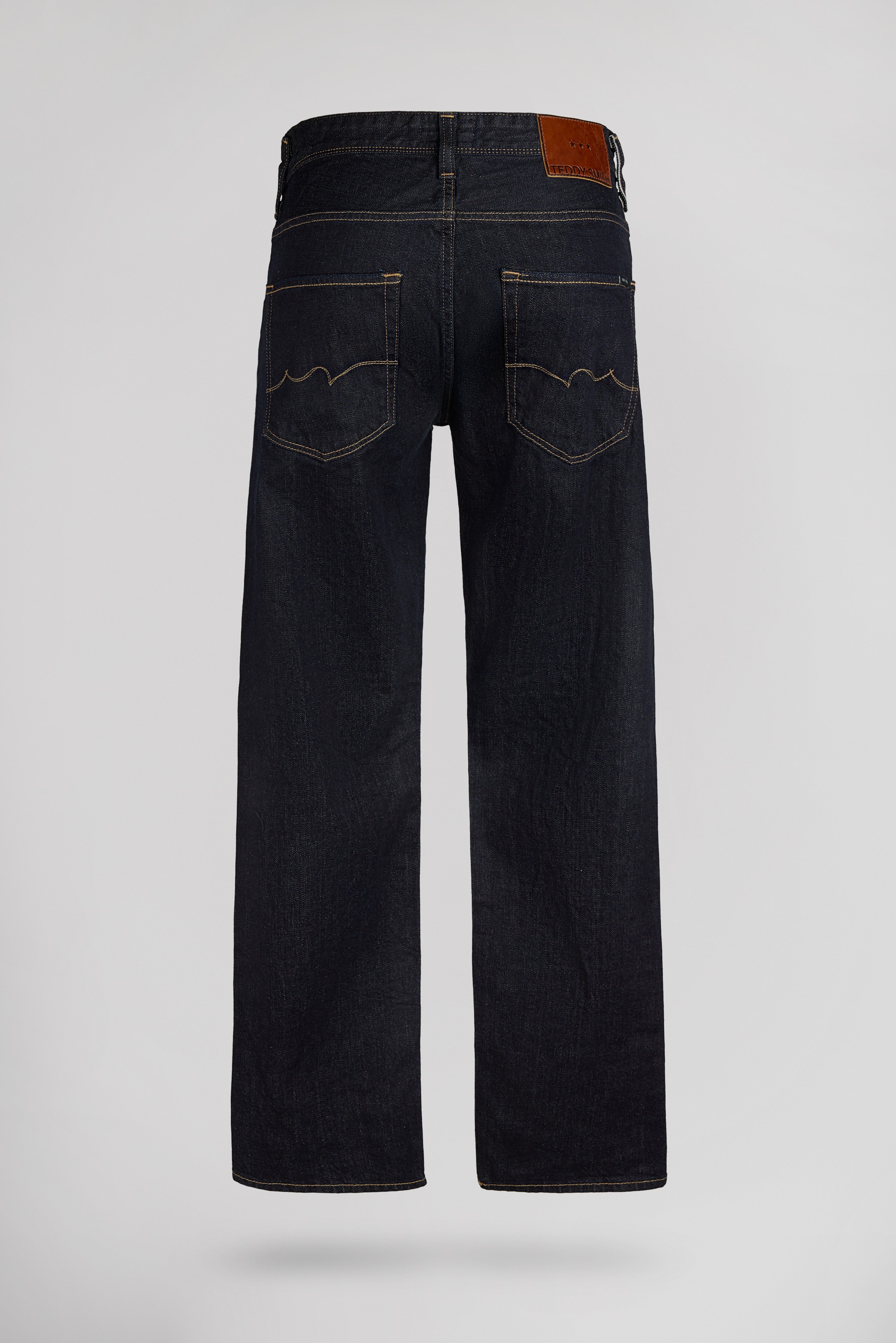 Teddy Smith Reg Selvedge L32 Jean Droit Dark Blue