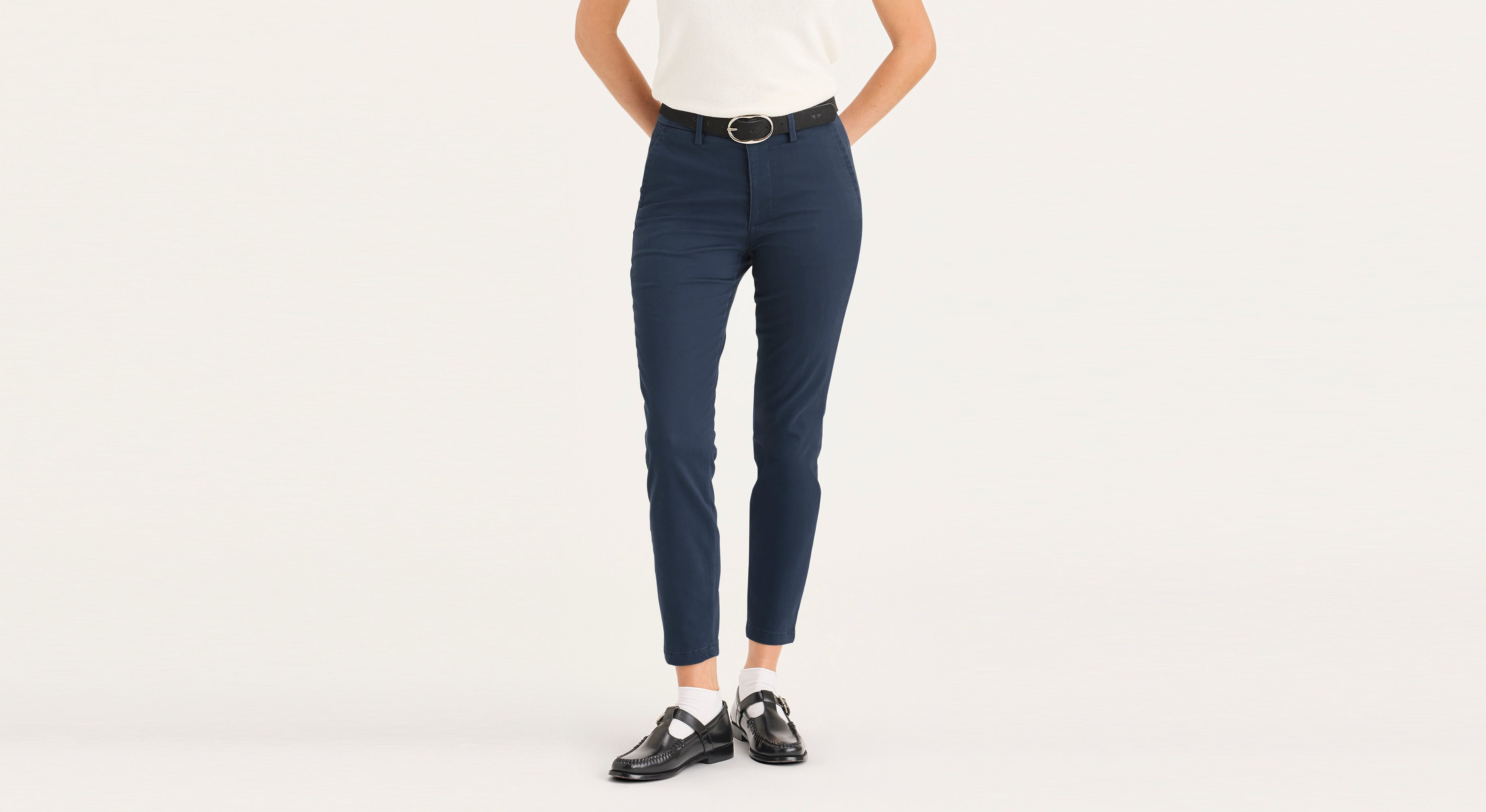 Dockers Weekend Skinny chino femme bleu marine stretch