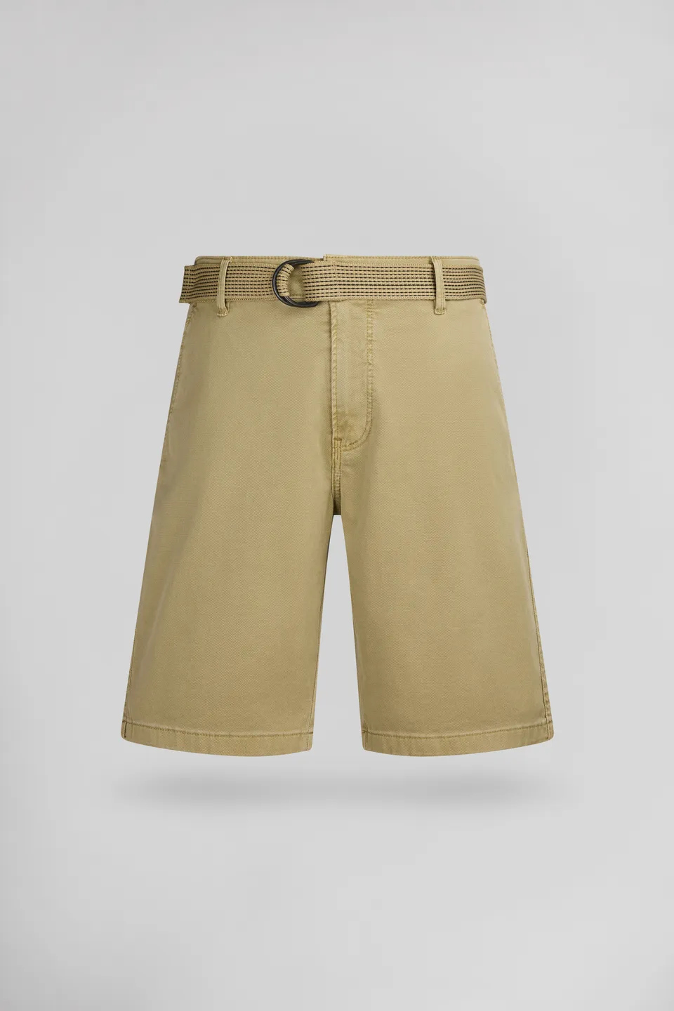 Teddy Smith Staton Chino short beige ceinture amovible
