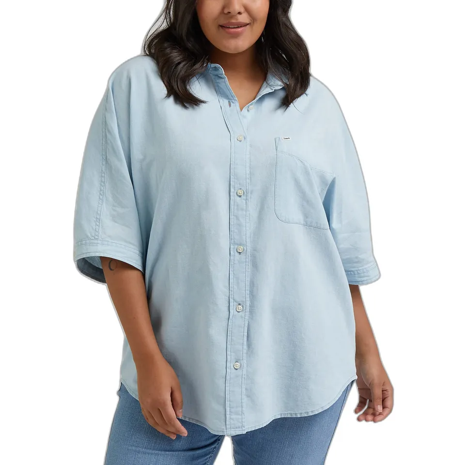 Lee T-shirt poche femme foam coupe ample coton