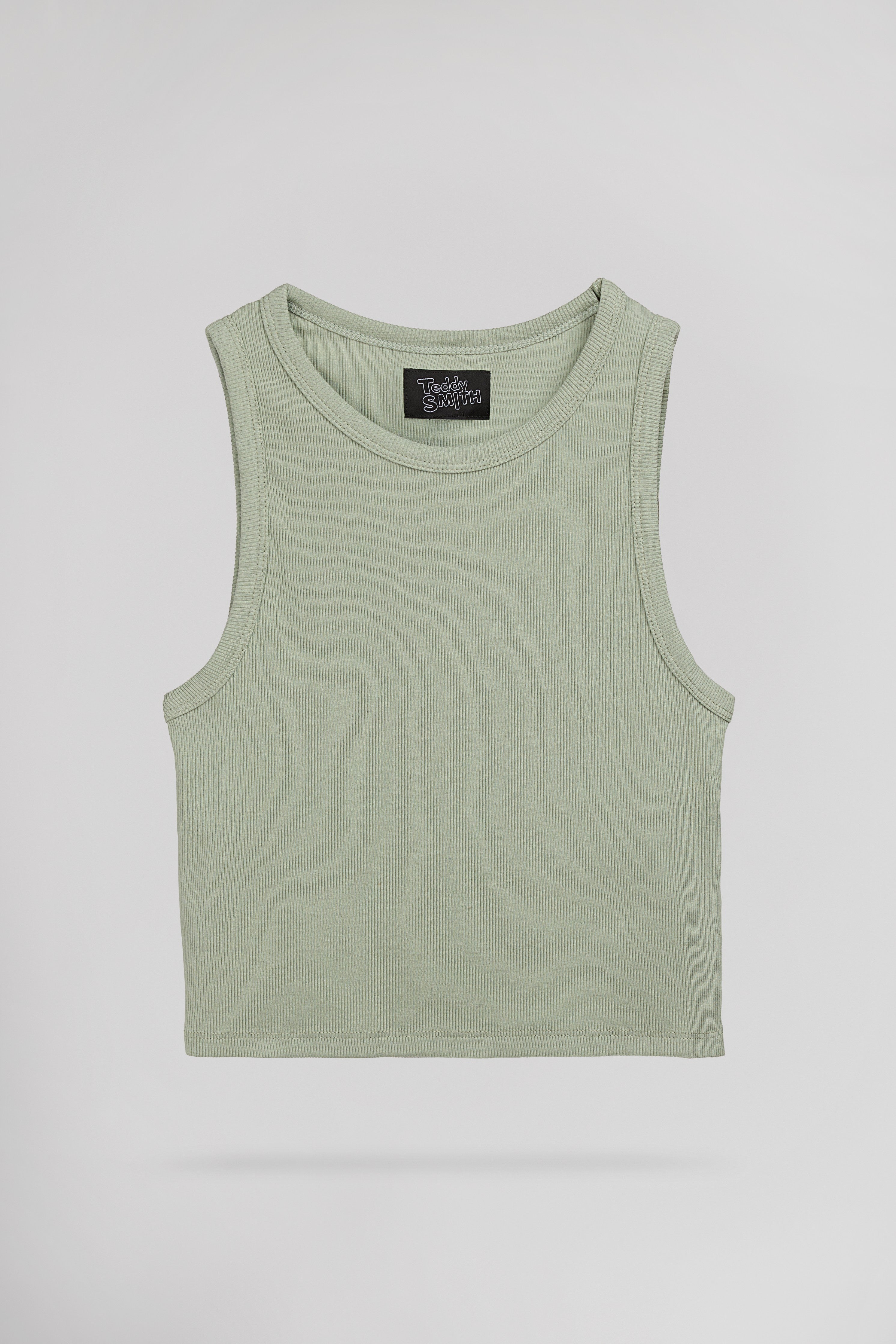 Teddy Smith Deb US Rib débardeur vert iceberg femme