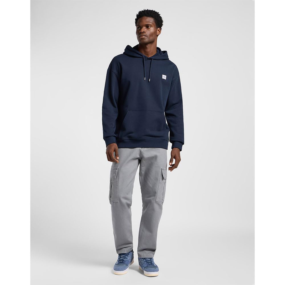Lee Ww Hoodie sweat homme écru capuche coupe décontractée