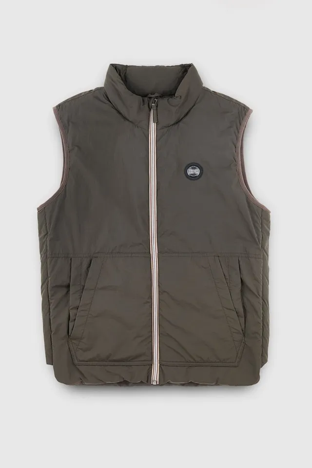 Teddy Smith B-Oly blouson sans manches raven kaki deperlant