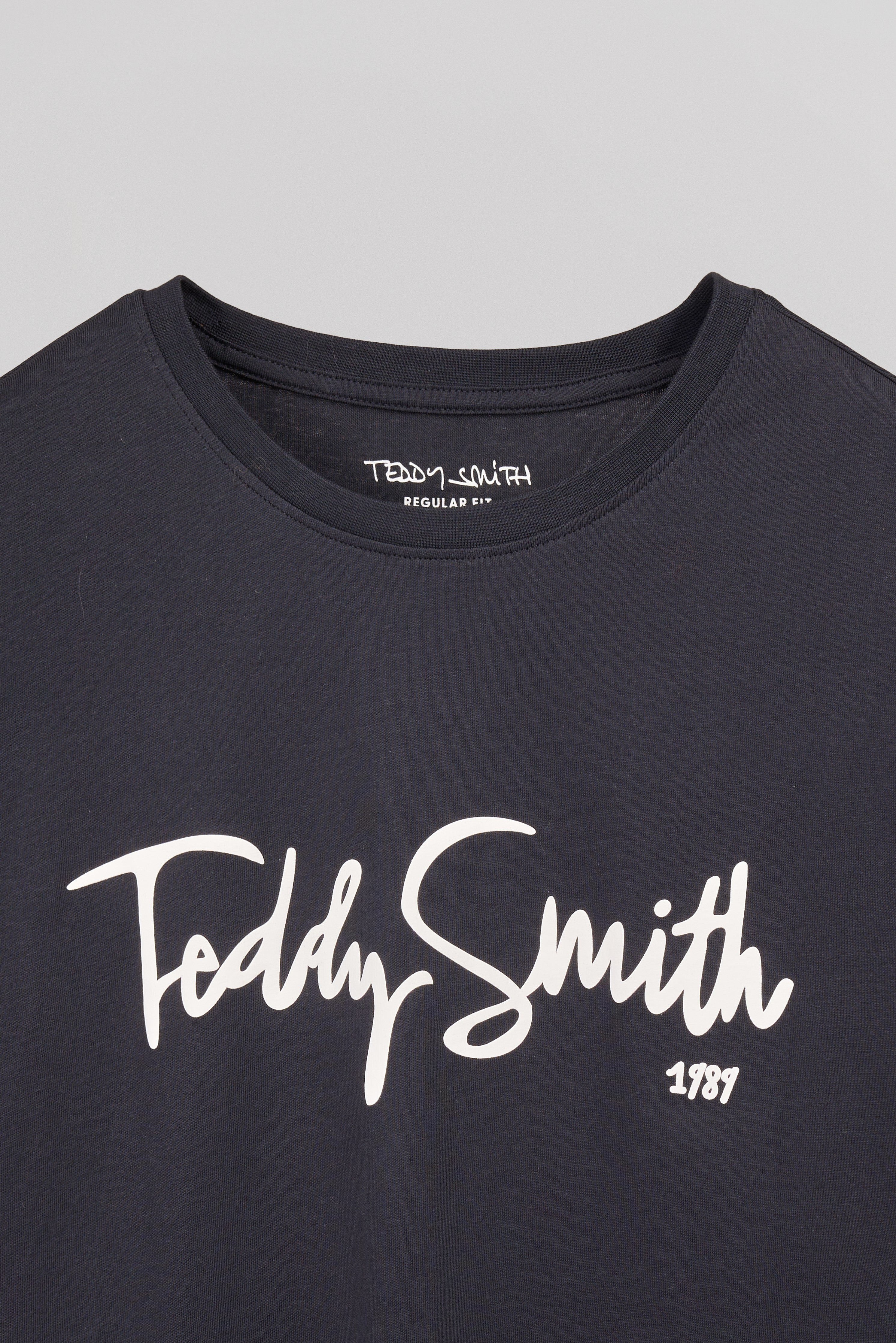 TEDDY SMITH T-EVRY MC t-shirt bleu marine coton